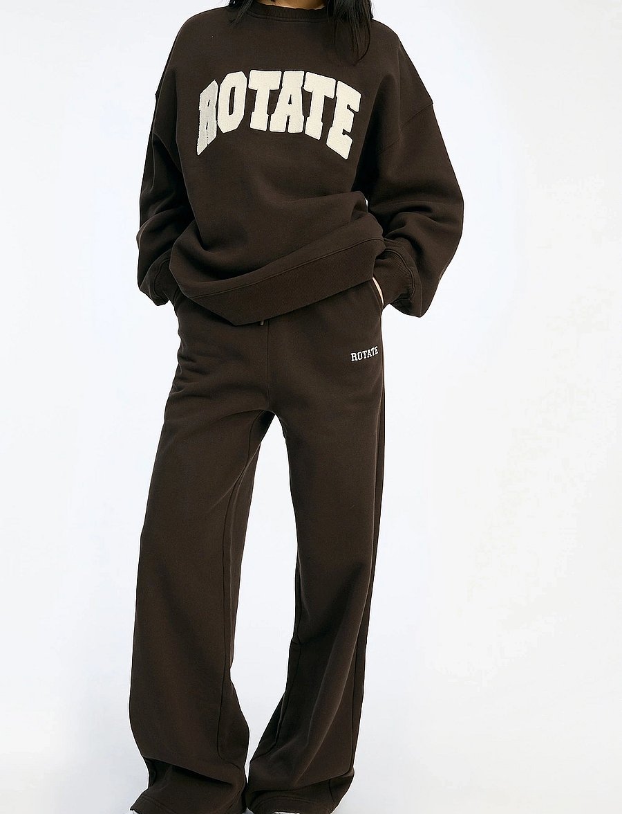 ROTATE - Heavy Straight Sweatpants - molÉ - 0