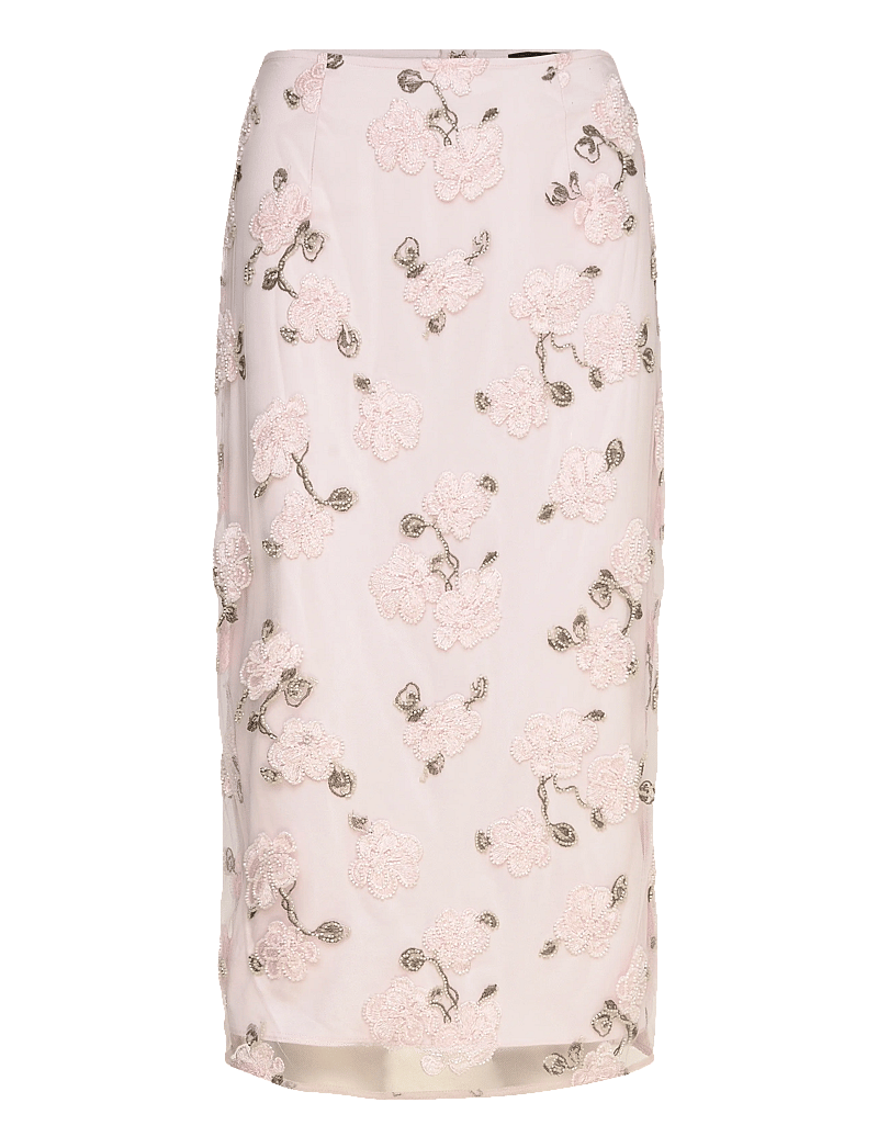 ROTATE Birger Christensen - SEQUIN MIDI PENCIL SKIRT - midi-röcke - lilac ash comb. - 0