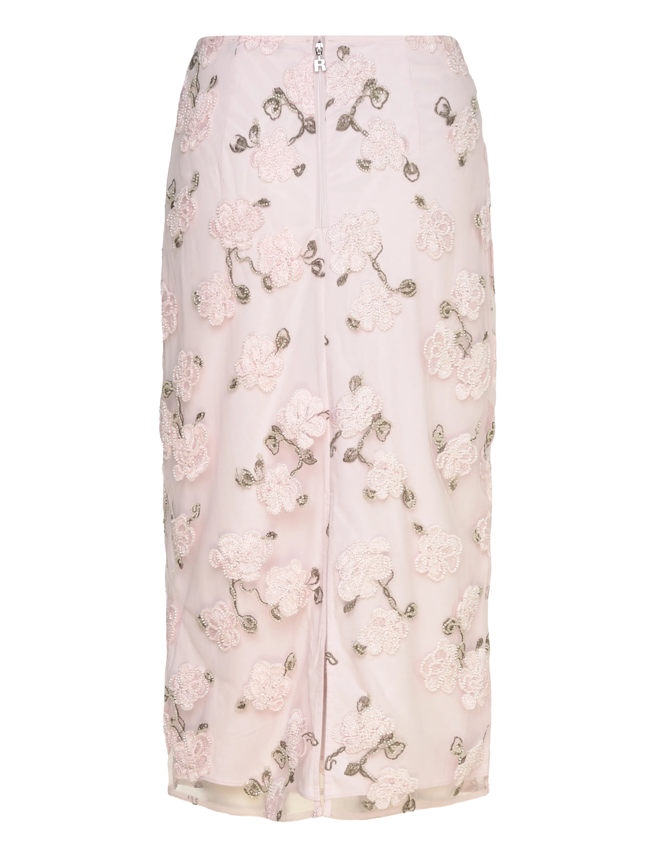 ROTATE - SEQUIN MIDI PENCIL SKIRT - lilac ash comb. - 1