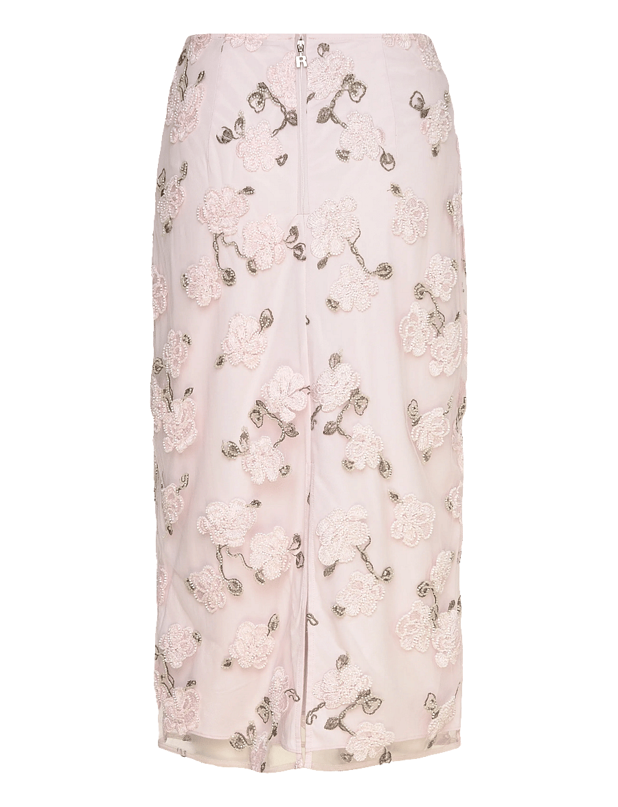 ROTATE - SEQUIN MIDI PENCIL SKIRT - lilac ash comb. - 1