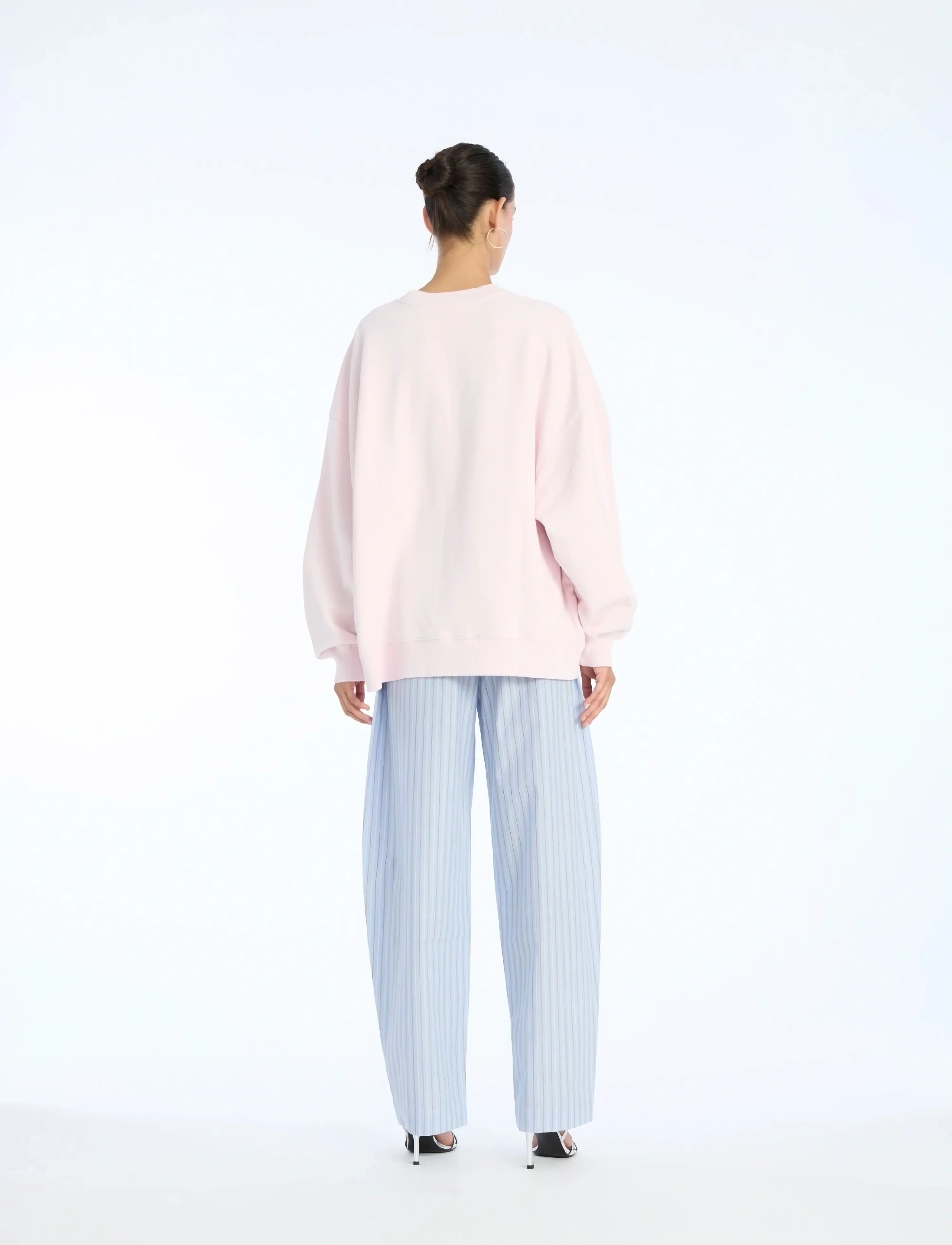 ROTATE Poplin Tapered Pants cargobyxor dam – bild 2