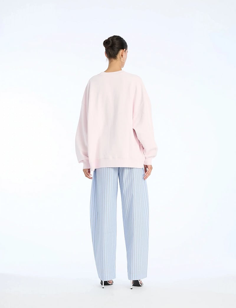 ROTATE - POPLIN TAPERED PANTS - barrel trousers - hydrangea (blue) comb. - 3