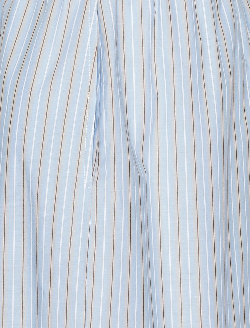 ROTATE - POPLIN TAPERED PANTS - barrel trousers - hydrangea (blue) comb. - 4