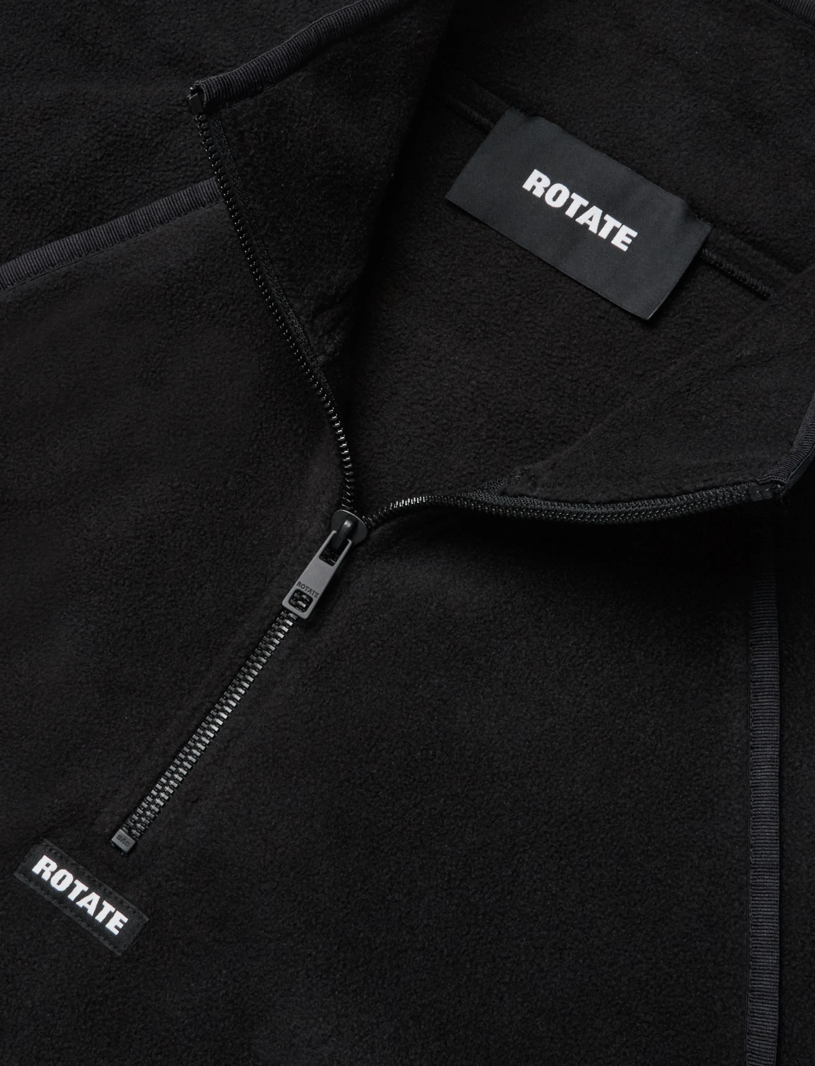 ROTATE - Fleece Half Zip Jacket - black - 2