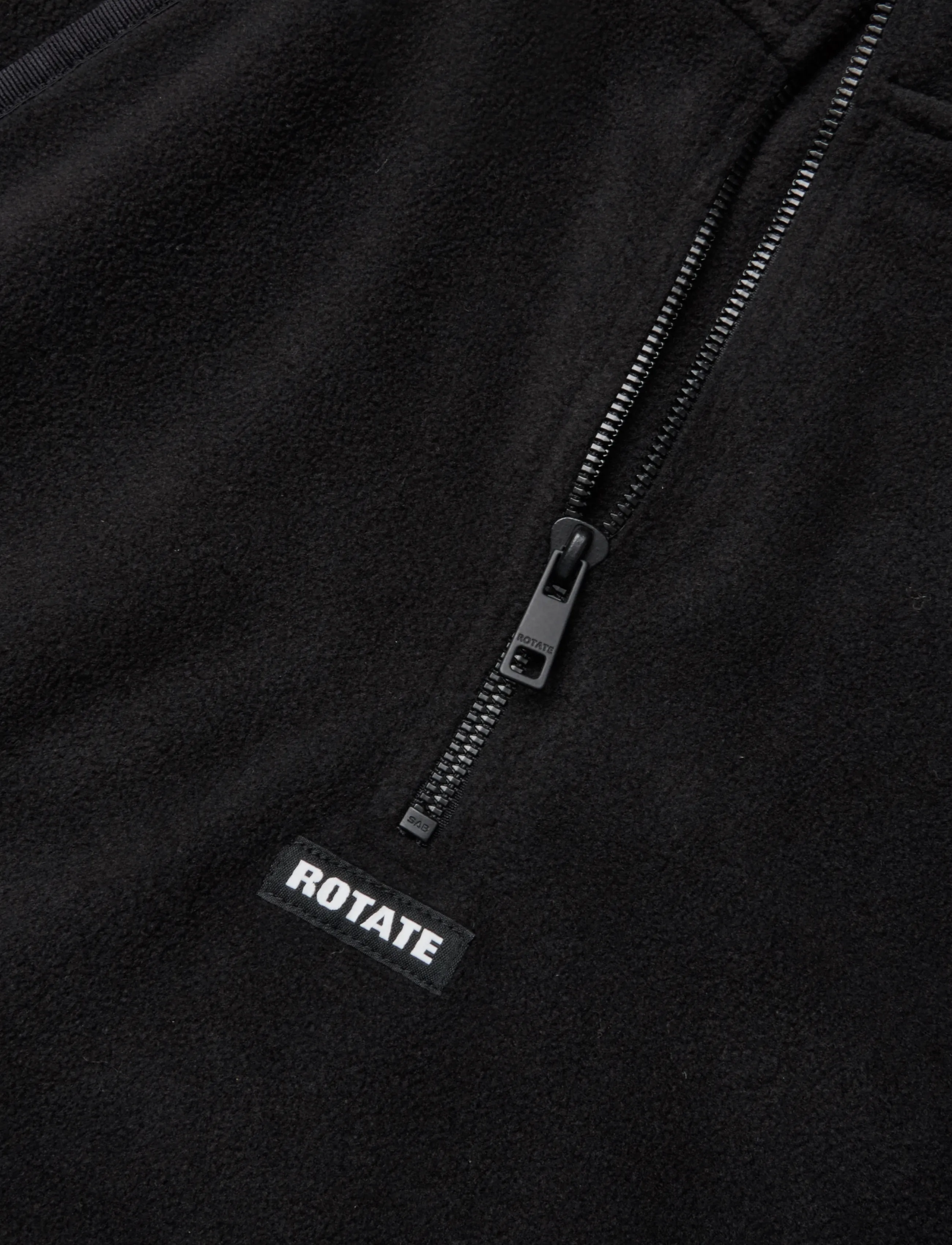 ROTATE - Fleece Half Zip Jacket - black - 3