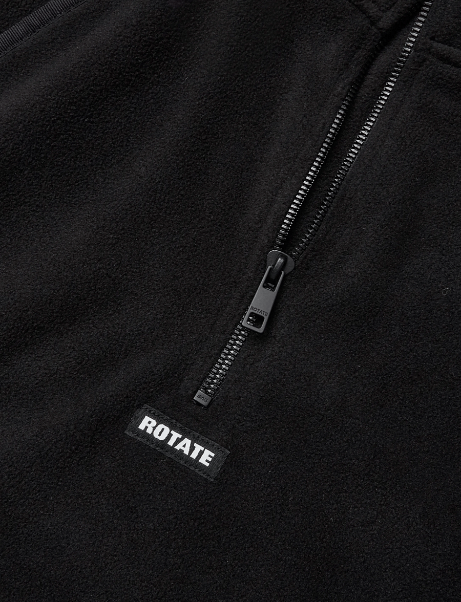 ROTATE - Fleece Half Zip Jacket - black - 3