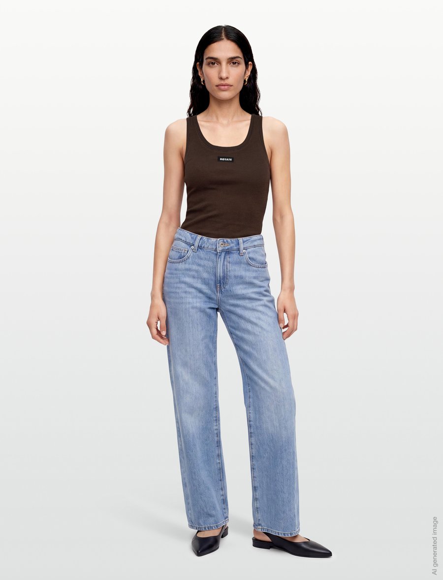 ROTATE - BASIC TANK TOP - Ärmellose tops - molÉ - 0