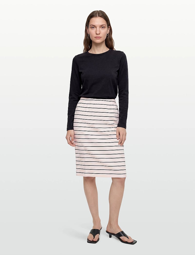 ROTATE - Jersey Midi Skirt - midi nederdele - orchid ice comb. - 0