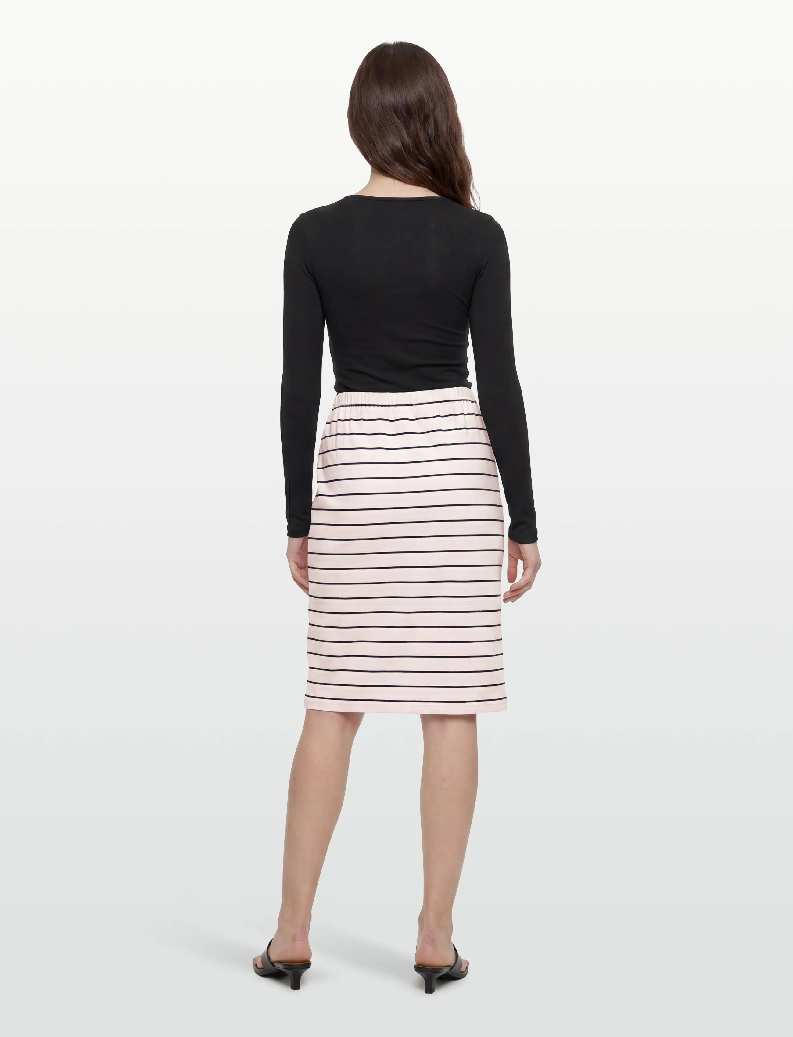 ROTATE - Jersey Midi Skirt - midi kjolar - orchid ice comb. - 4