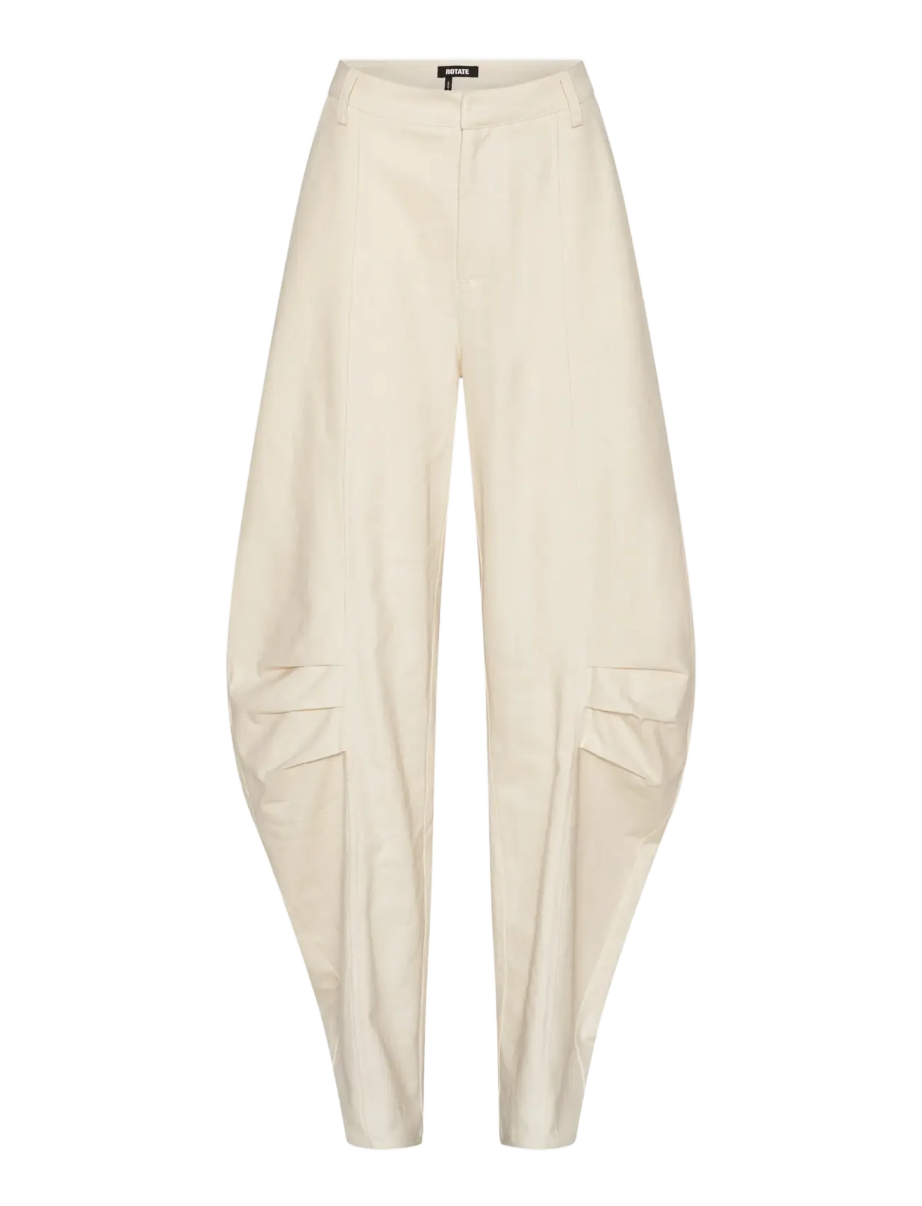 ROTATE Linen Suiting Hosen Cream - 38 - Damen