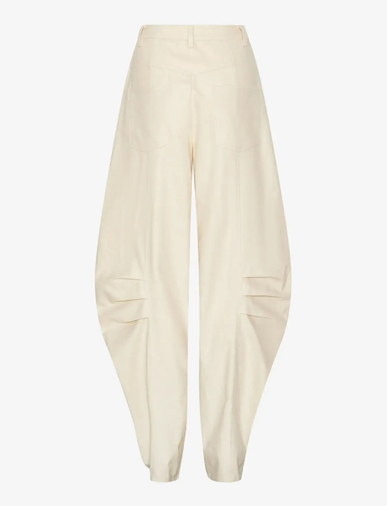 ROTATE - LINEN SUITING PANTS - barrel-hosen - pumice stone - 2