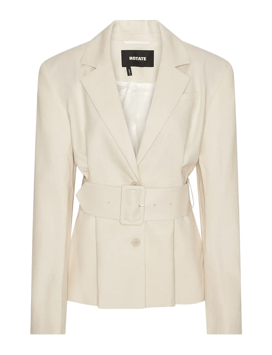 ROTATE - LINEN SUITING BLAZER - kavajer med skärp - pumice stone - 1