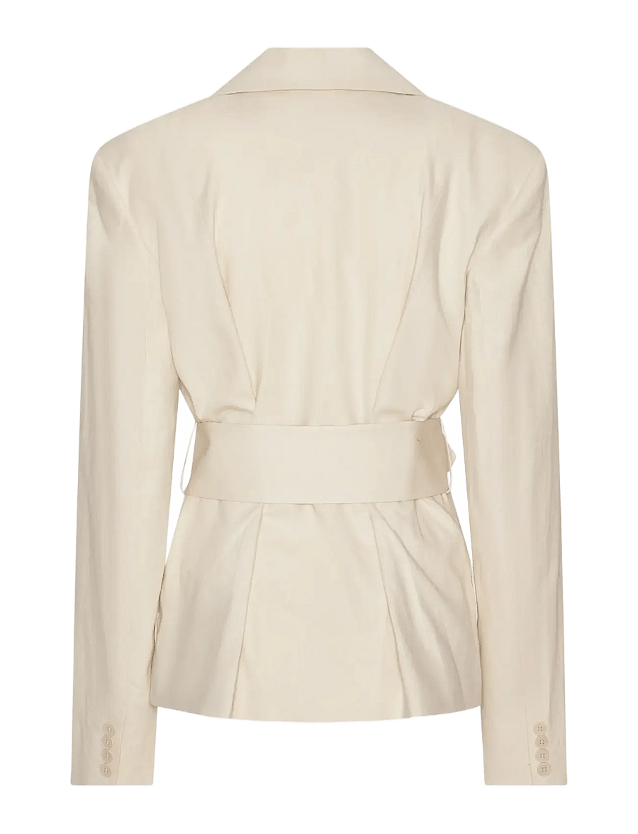 ROTATE - LINEN SUITING BLAZER - blazer mit gürtel - pumice stone - 2