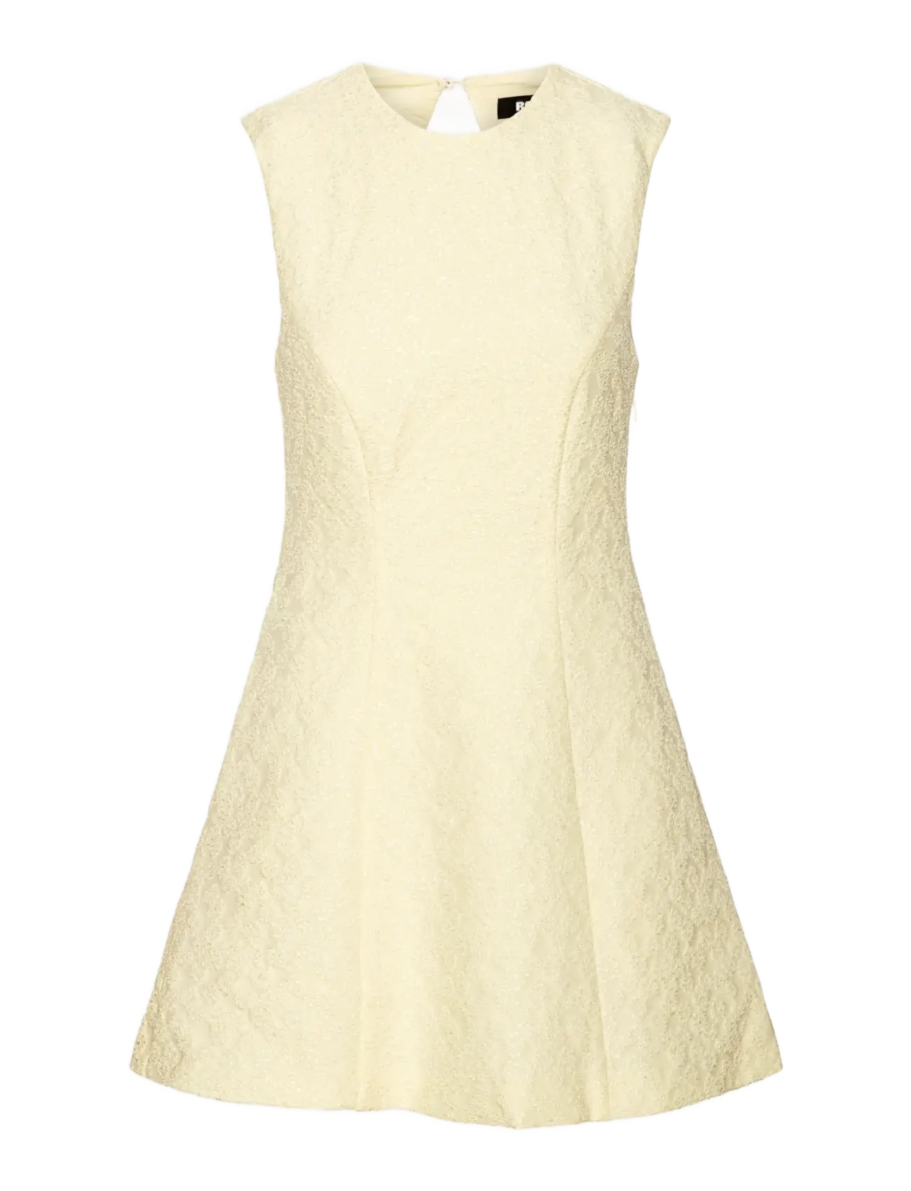 ROTATE Jacquard Mini Kleid Cream - 36 - Damen