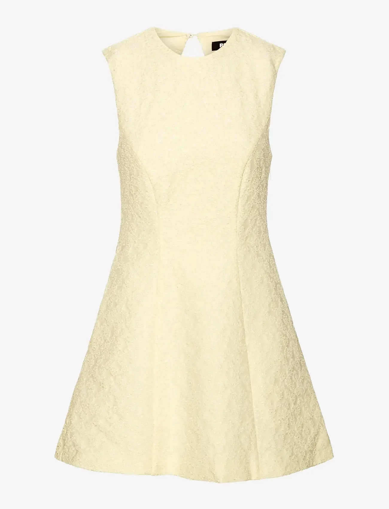 ROTATE - JACQUARD MINI DRESS - short dresses - winter white - 1