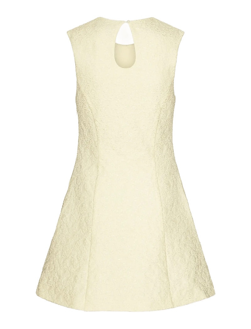 ROTATE - JACQUARD MINI DRESS - short dresses - winter white - 2