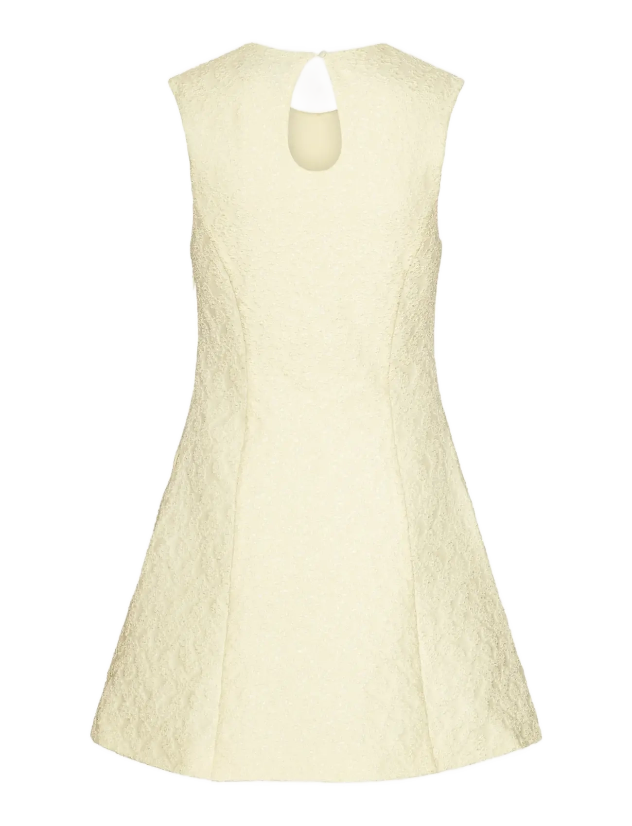 ROTATE - JACQUARD MINI DRESS - kurze kleider - winter white - 2