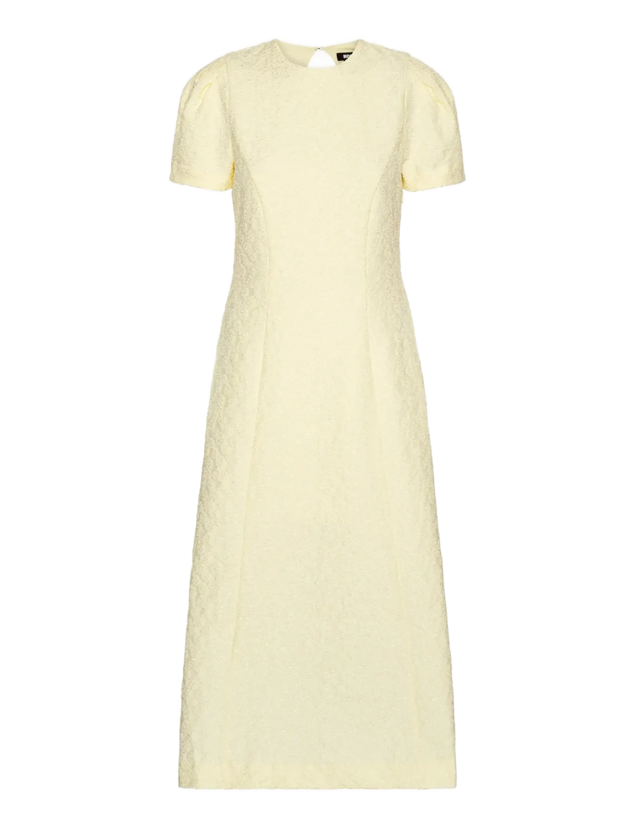 ROTATE Jacquard Flared Kleid Gelb - 34 - Damen