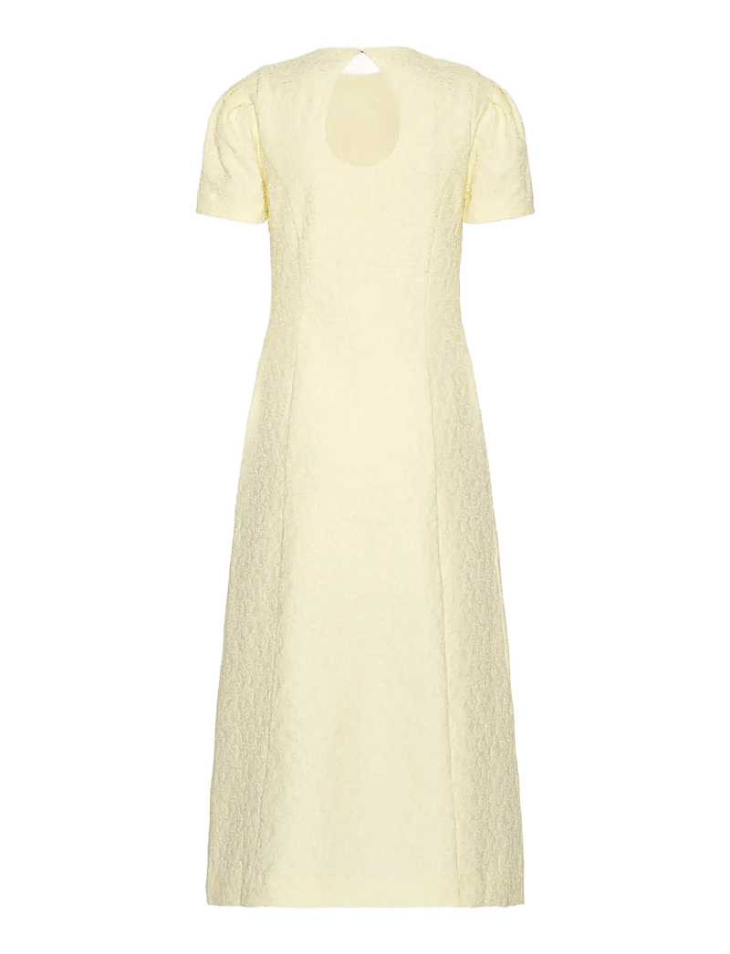 ROTATE Birger Christensen - JACQUARD FLARED DRESS - midi dresses - winter white - 2