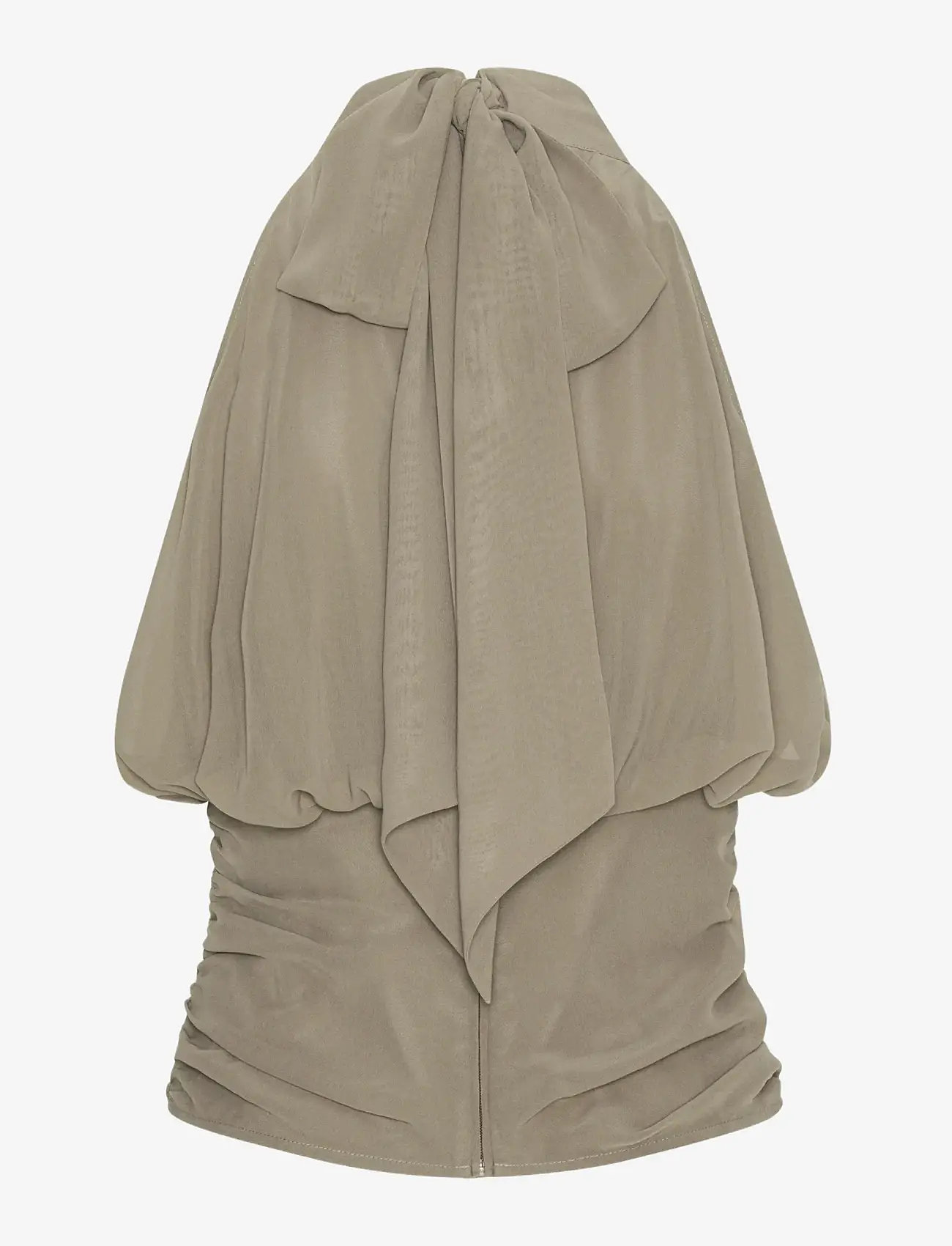 ROTATE - CHIFFON RUCHED TOP - varrukateta pluusid - driftwood - 2