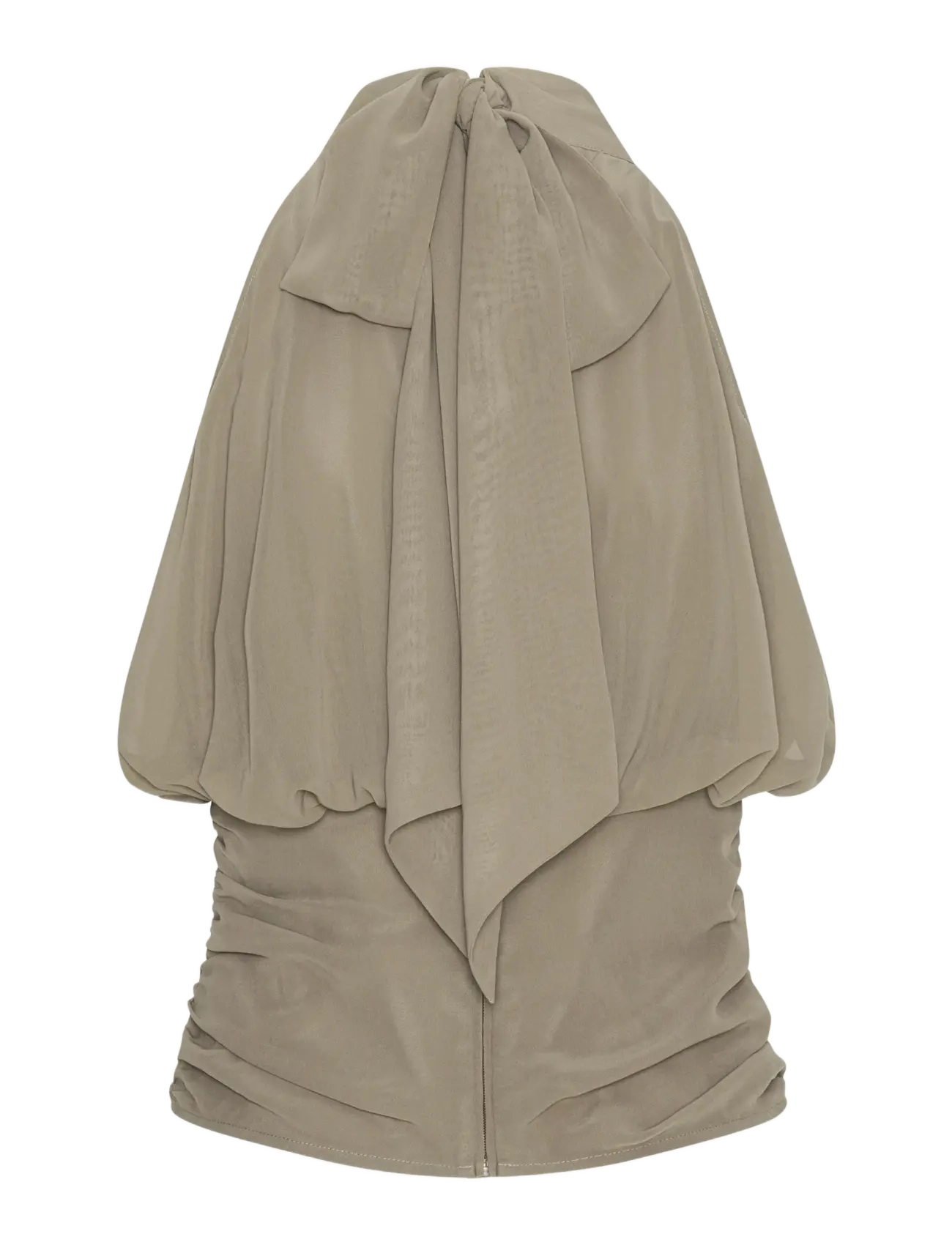 ROTATE - CHIFFON RUCHED TOP - varrukateta pluusid - driftwood - 2