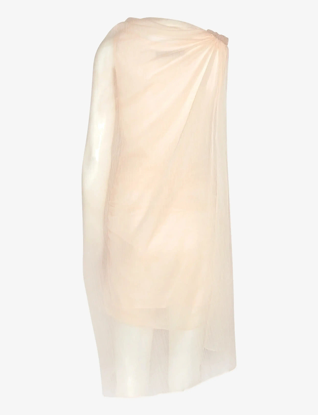 ROTATE Birger Christensen - CHIFFON MINI CAPE DRESS - festklänningar - vanilla cream - 2