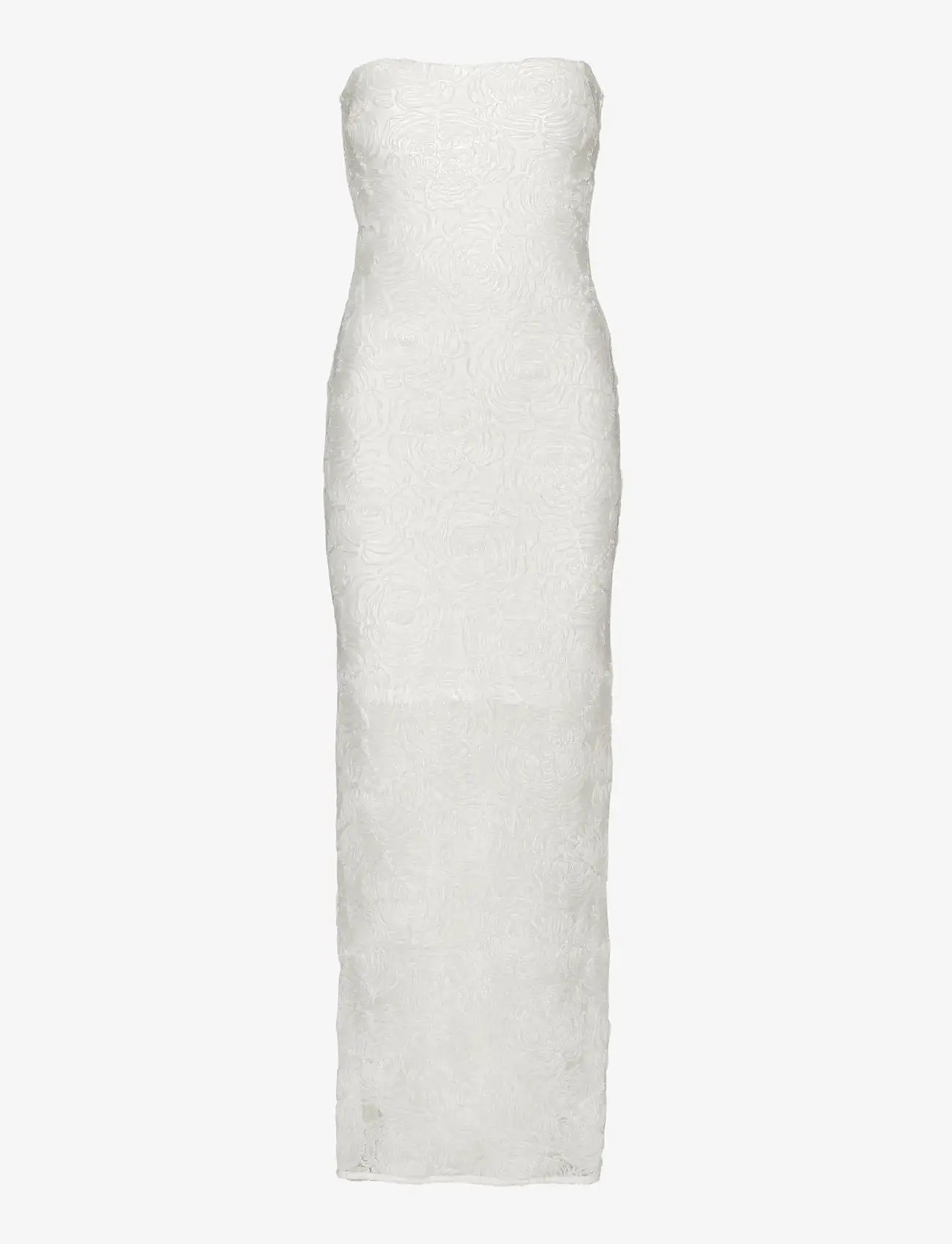 ROTATE Birger Christensen - MESH TUBE DRESS - evening dresses - egret - 1