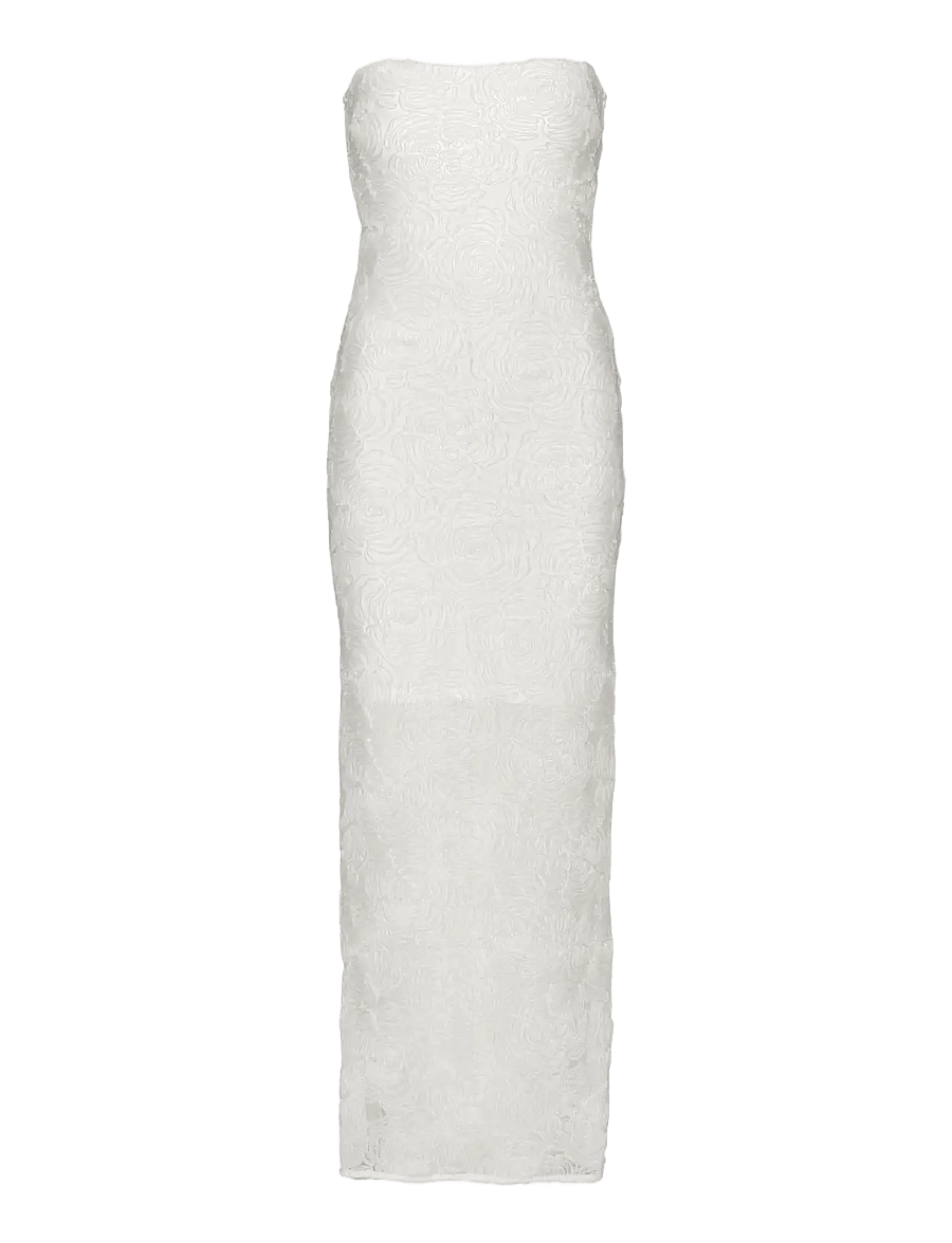 ROTATE - MESH TUBE DRESS - brudekjoler - egret - 1