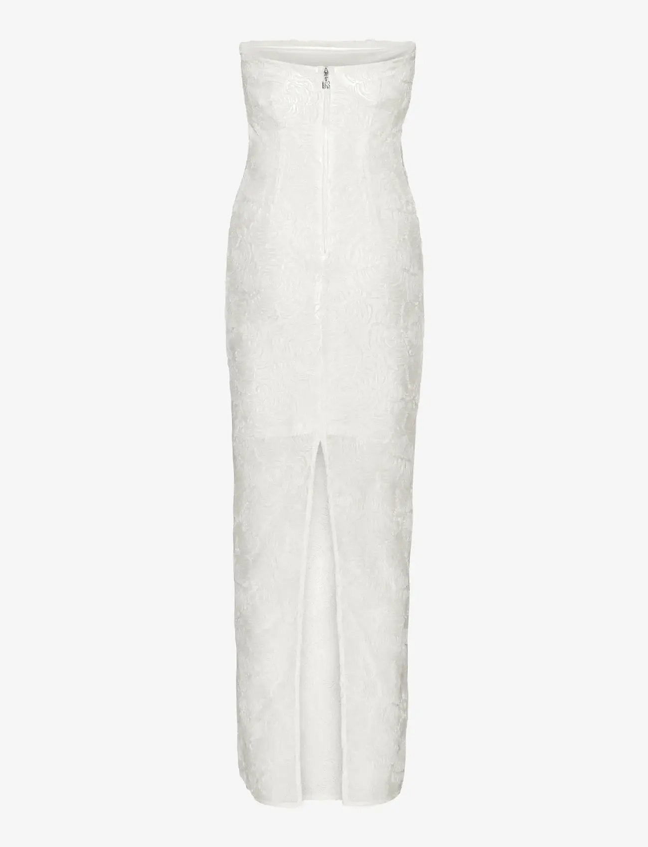 ROTATE Birger Christensen - MESH TUBE DRESS - evening dresses - egret - 2