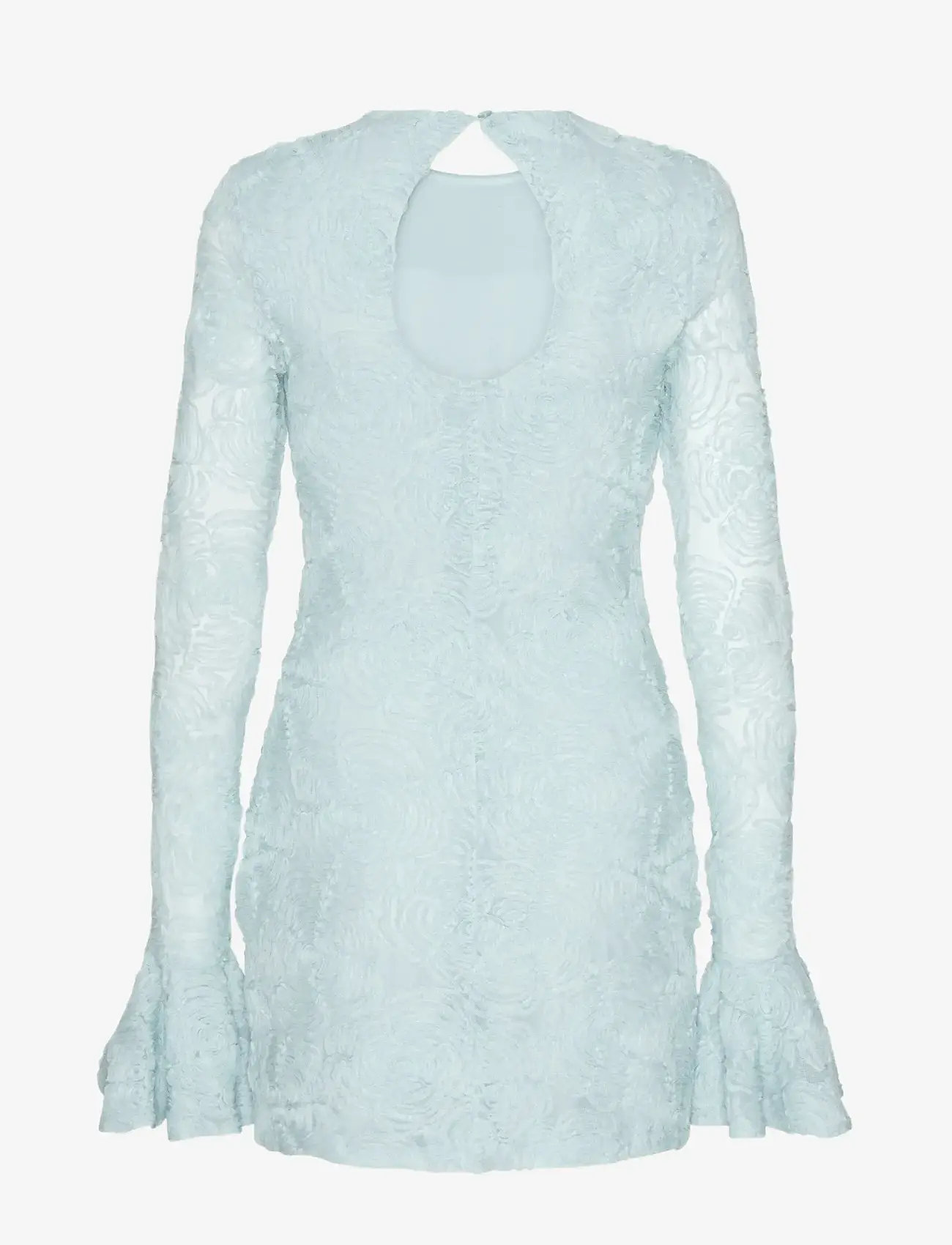 ROTATE Birger Christensen - MESH FRILL MINI DRESS - kurze kleider - plein air - 2