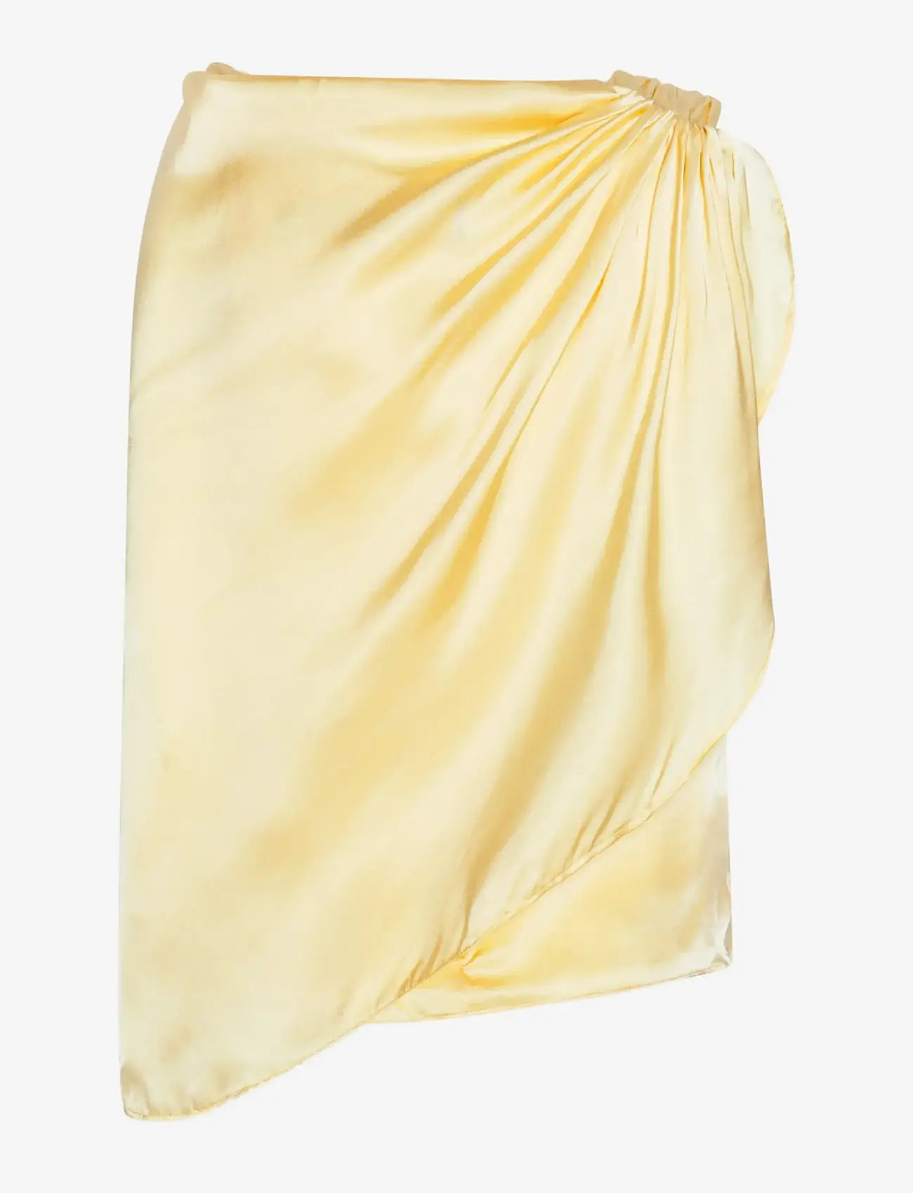 ROTATE Birger Christensen - CHIFFON CAPE TOP - varrukateta alussärgid - italian straw - 2