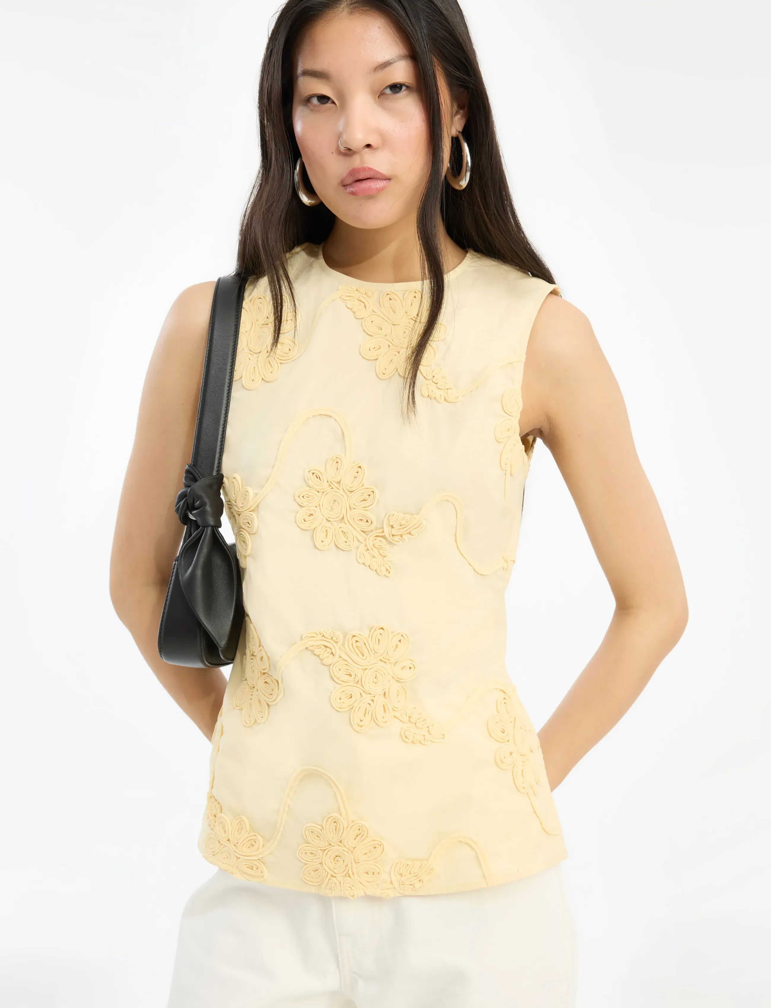 ROTATE Flower Sleeveless Top toppar dam – bild 2