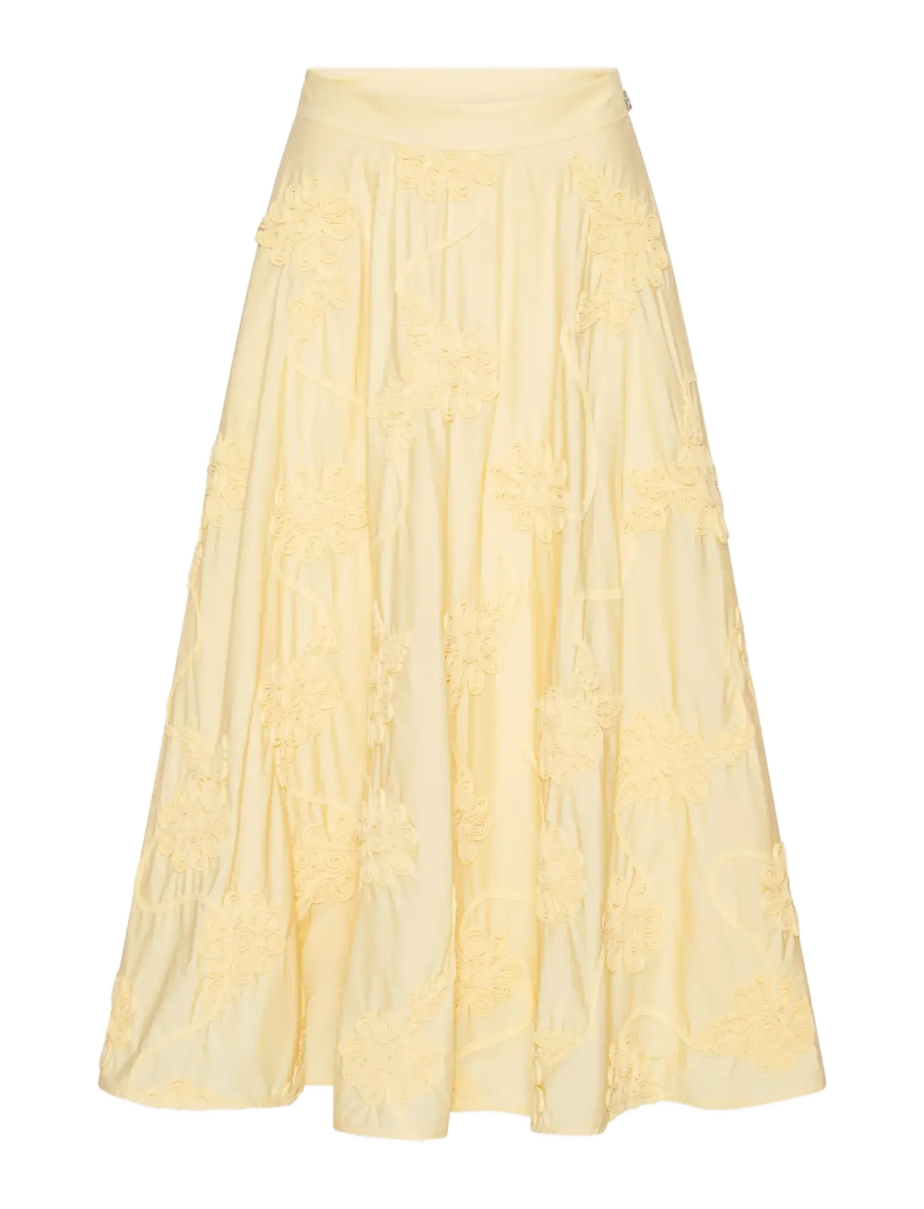 ROTATE Flower Maxi Rock Gelb - 36 - Damen