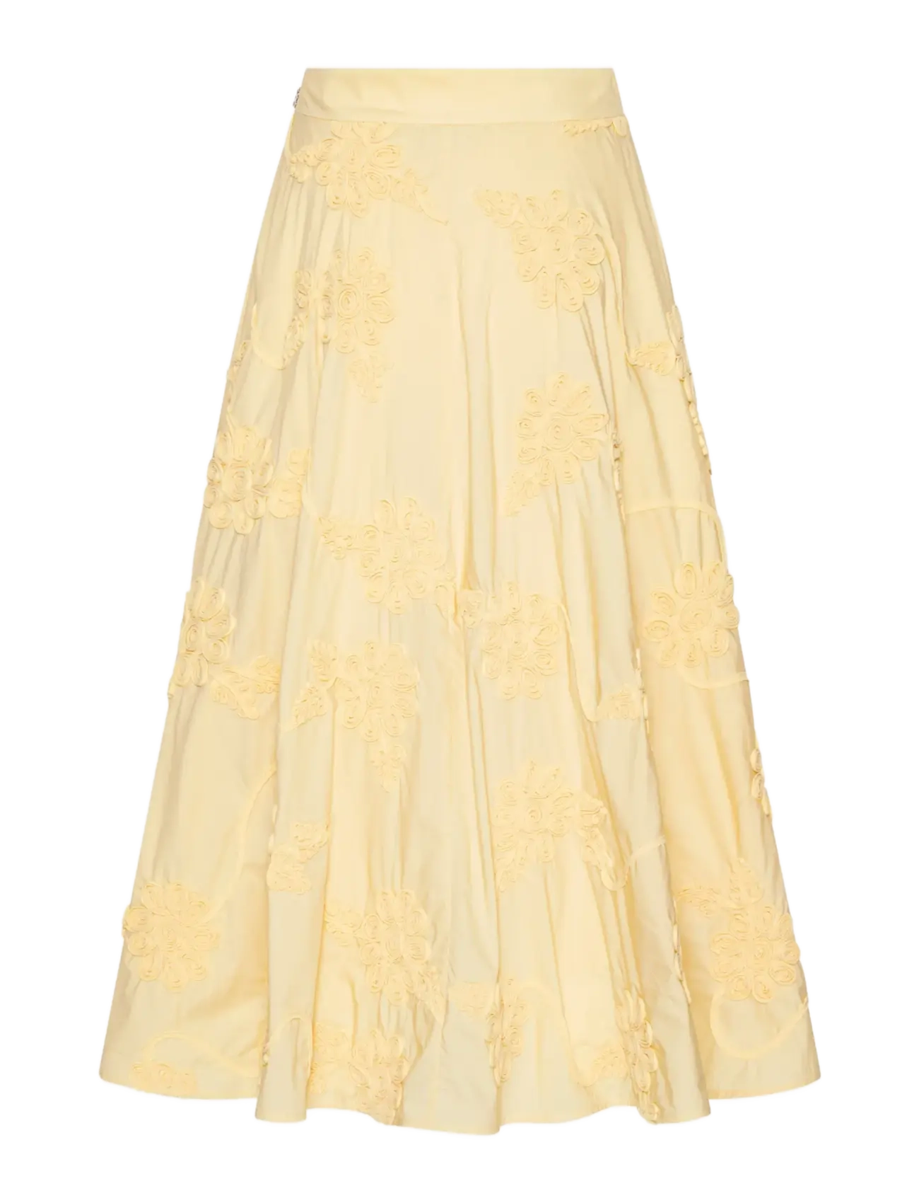 ROTATE - FLOWER MAXI SKIRT - midi skirts - italian straw - 2