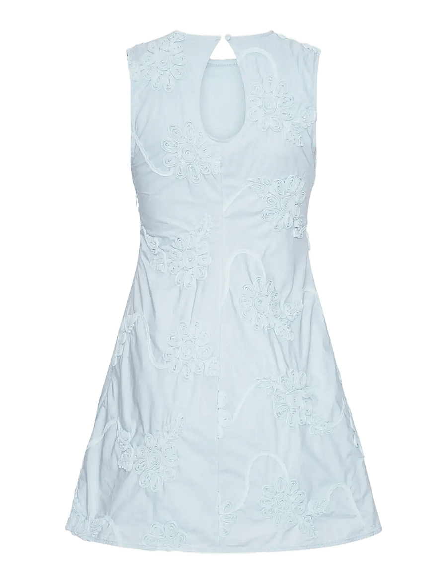 ROTATE - FLOWER MINI FLARED DRESS - korta klänningar - plein air - 2