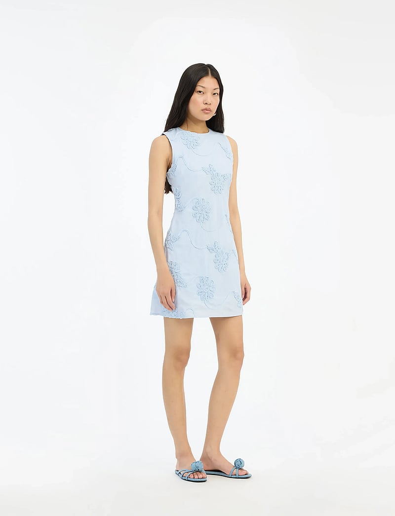 ROTATE - FLOWER MINI FLARED DRESS - korte kjoler - plein air - 0