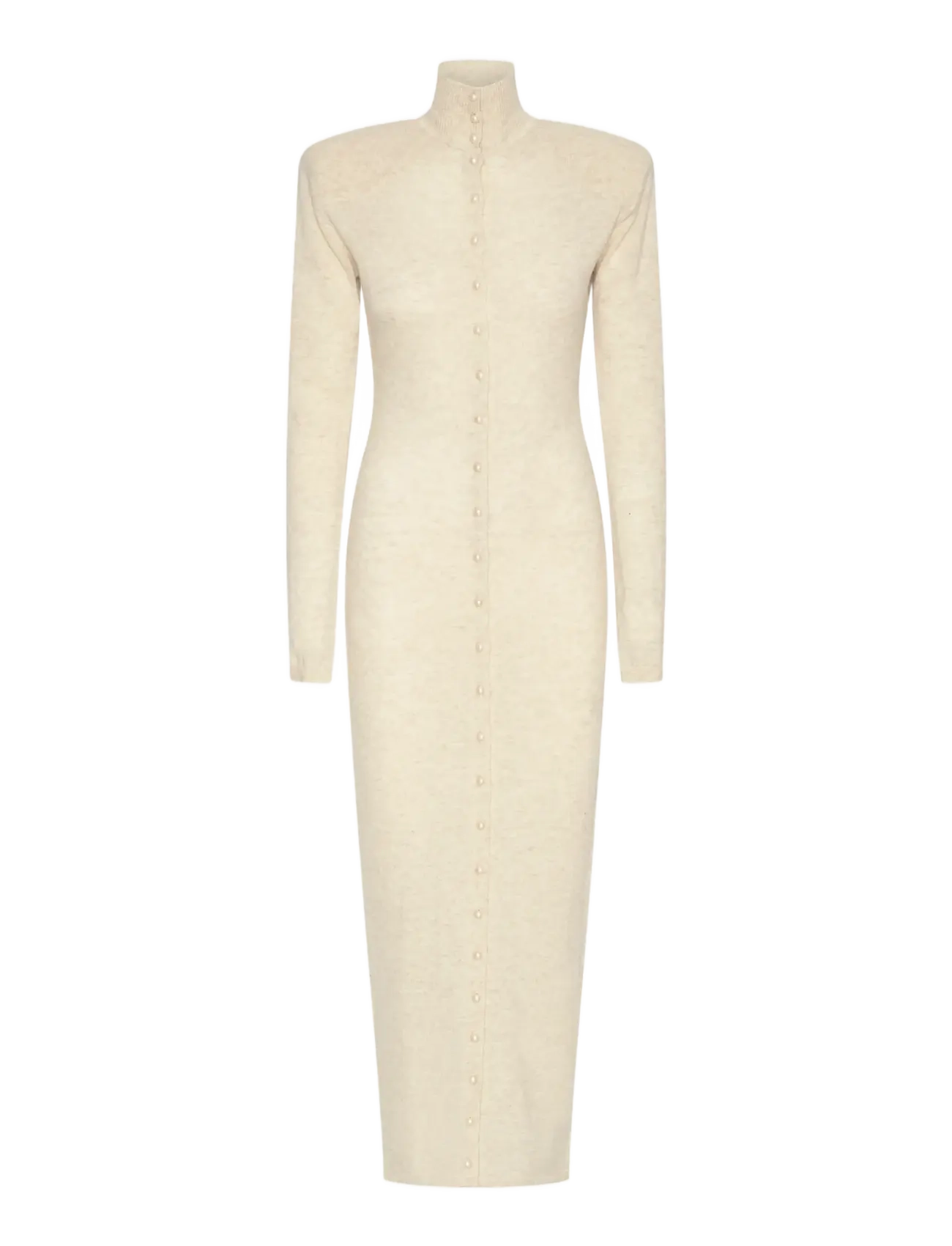 ROTATE Strick Polo Kleid Beige - XS - Damen