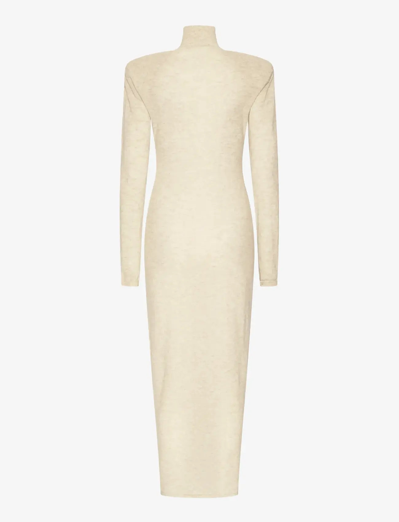 ROTATE - KNITTED POLO DRESS - maxikjoler - oxford tan - 2