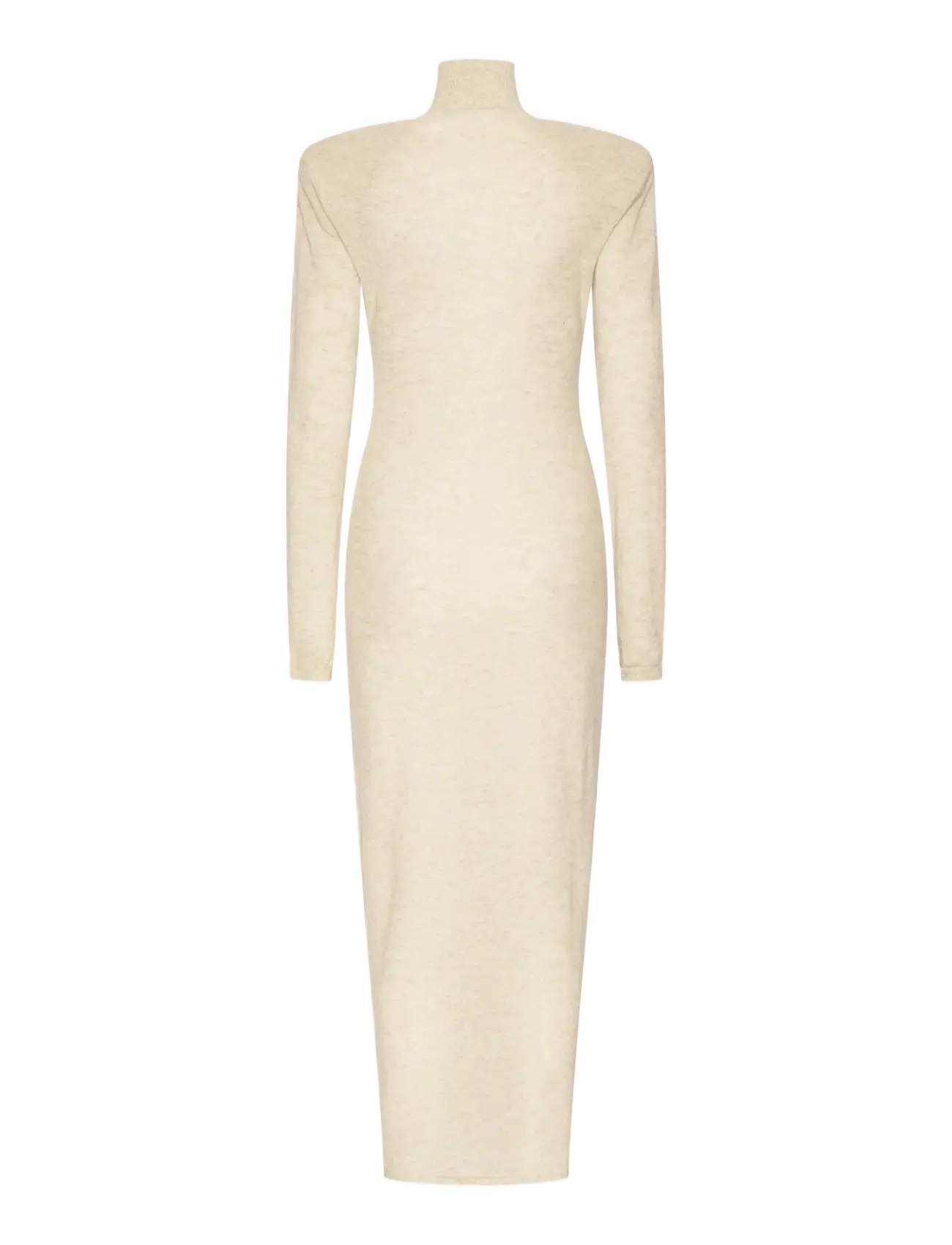 ROTATE - KNITTED POLO DRESS - cachemire - oxford tan - 2