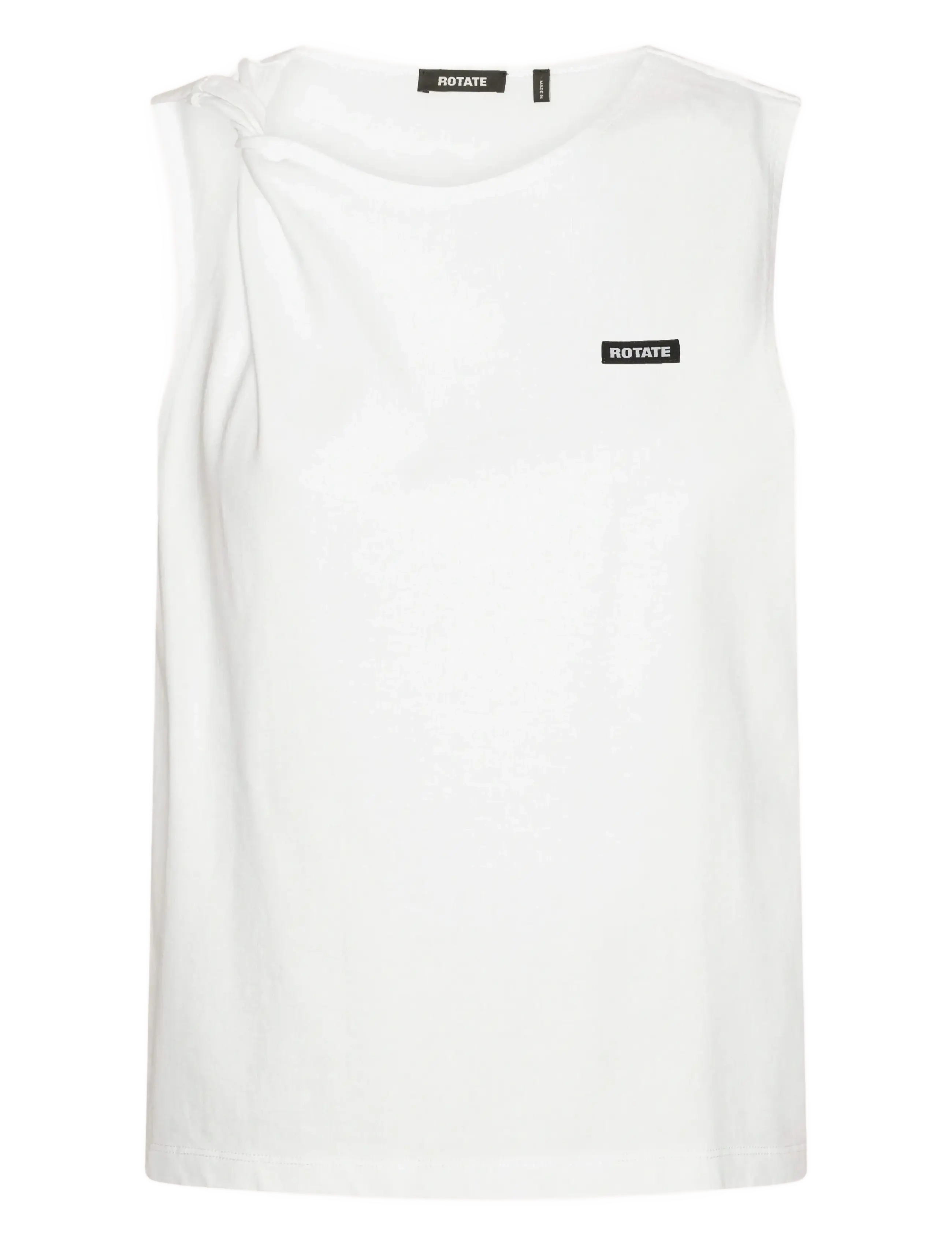 ROTATE Birger Christensen JERSEY TANK TOP - Mode trends - BRIGHT WHITE / white