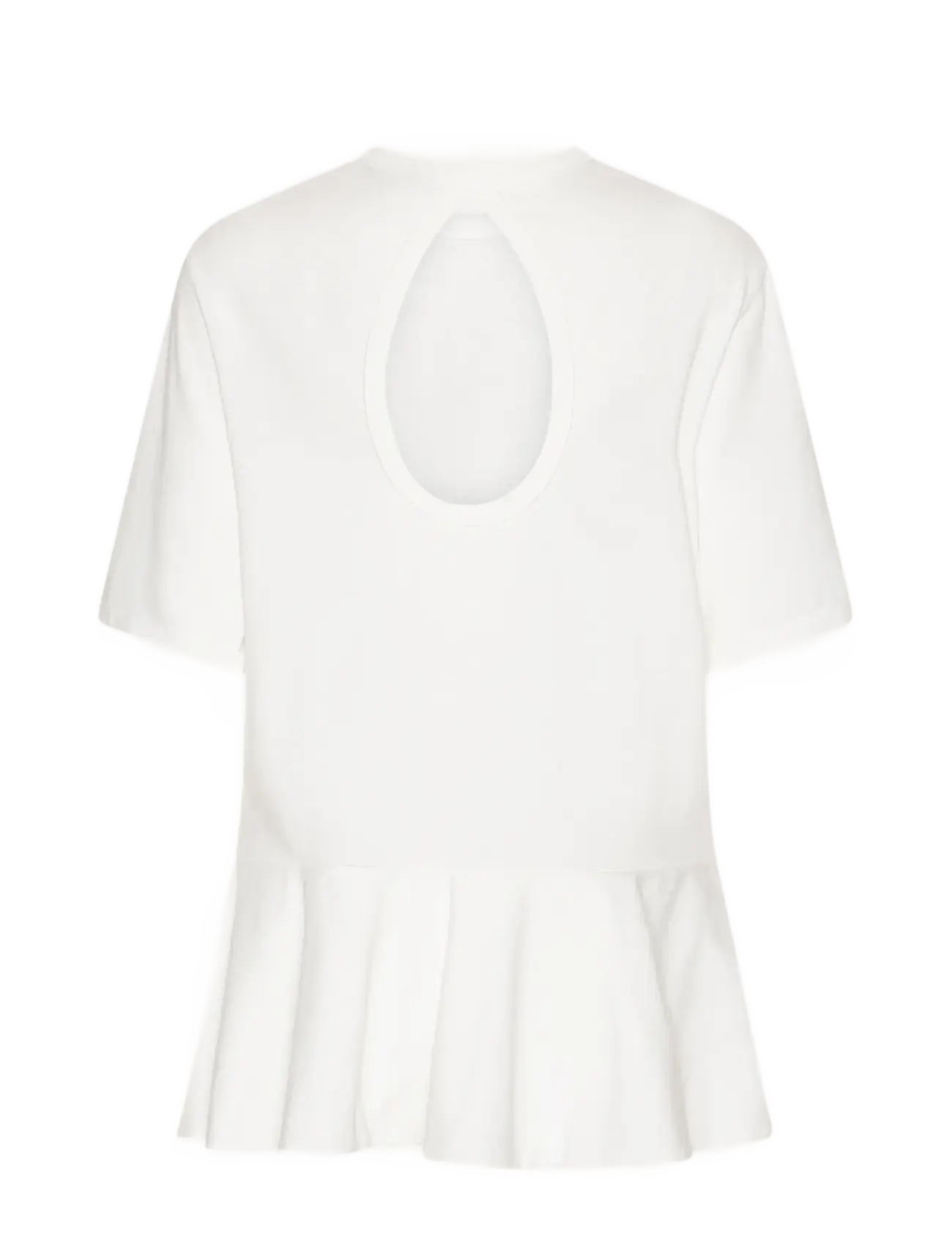 ROTATE - PEPLUM T-SHIRT - t-shirts - bright white - 2