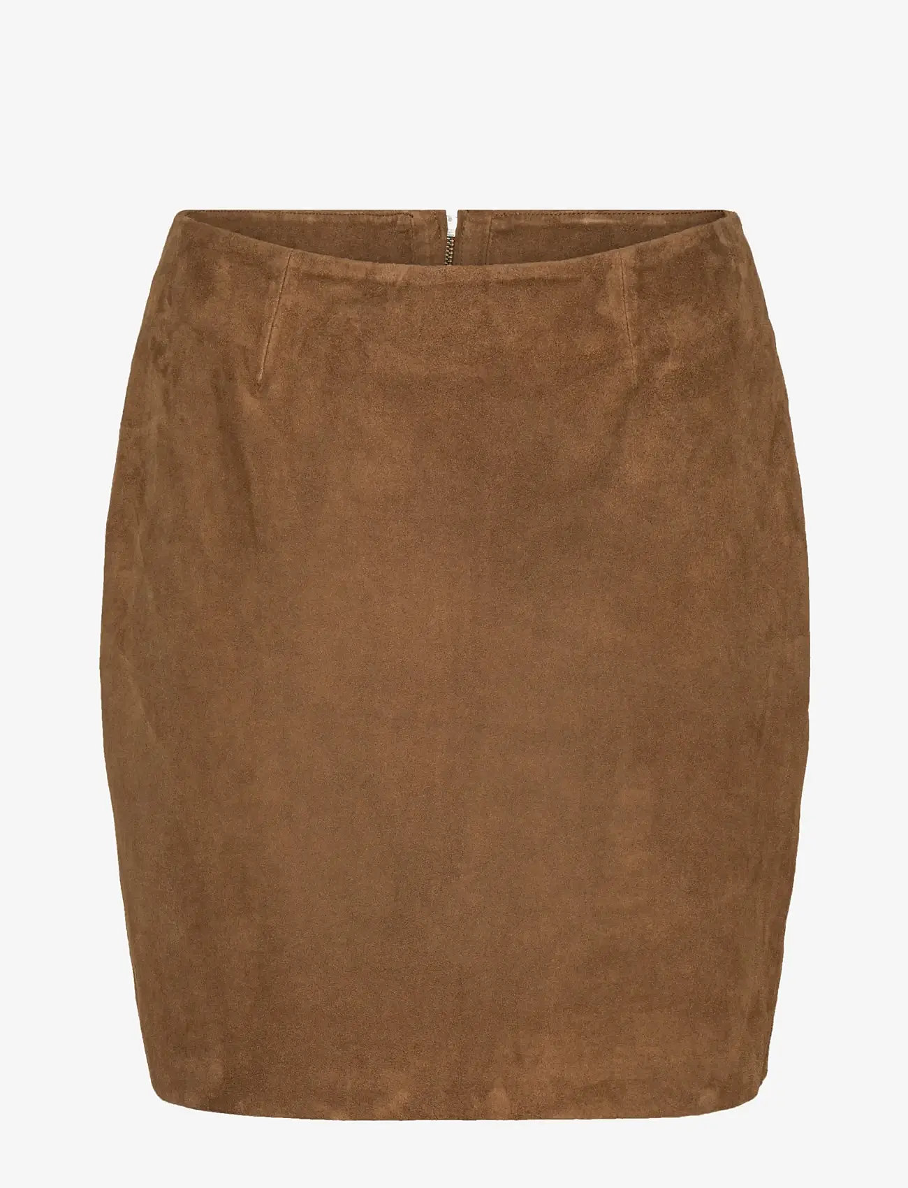 ROTATE Birger Christensen - SUEDE MINI SKIRT - kurze röcke - bison - 1