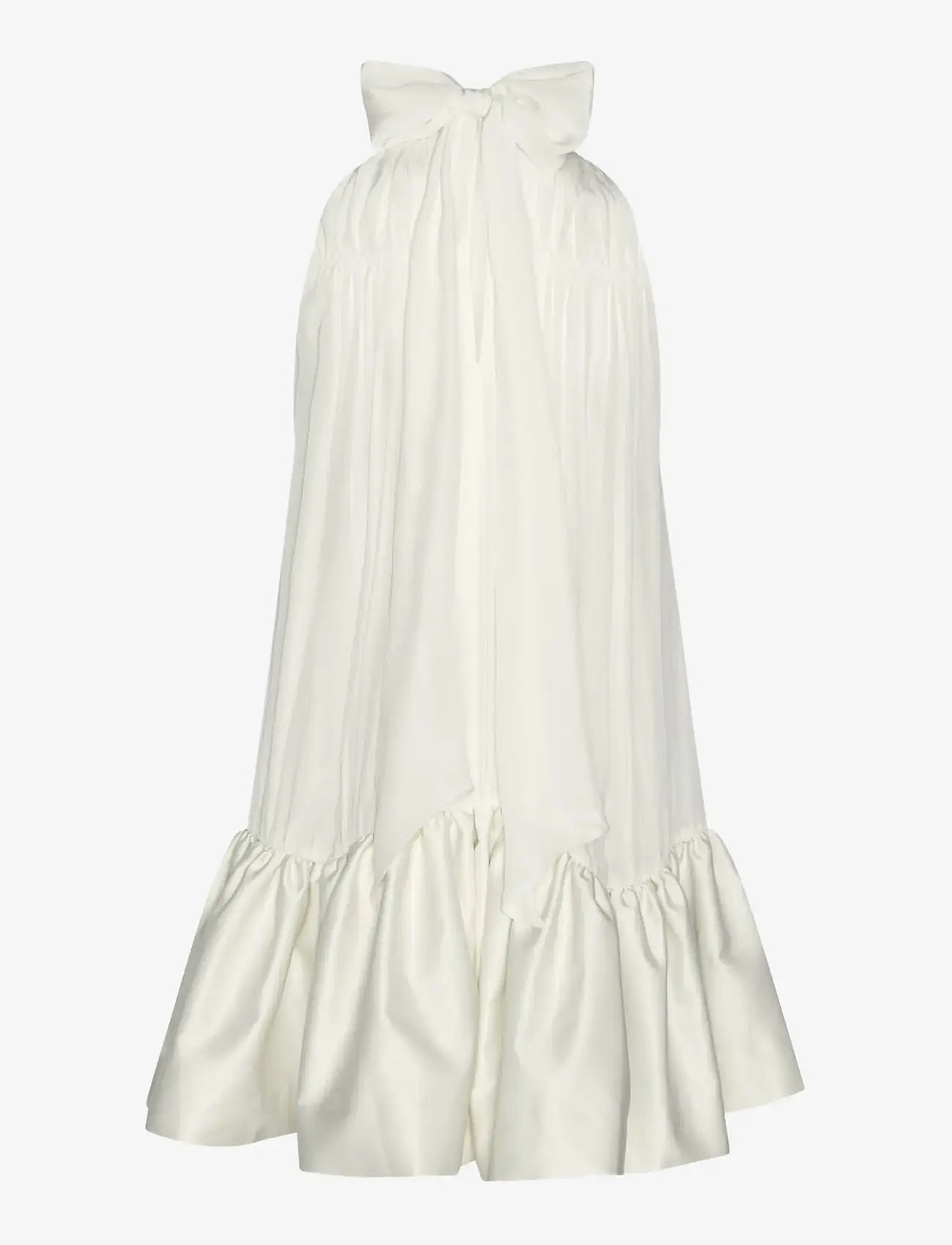 ROTATE - GATHERED MINI DRESS - aftonklänningar - egret - 2