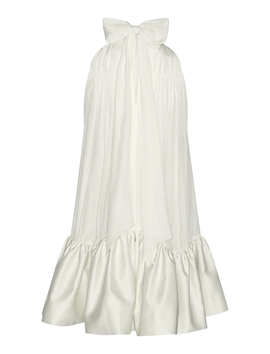 ROTATE - GATHERED MINI DRESS - pulmakleidid - egret - 2