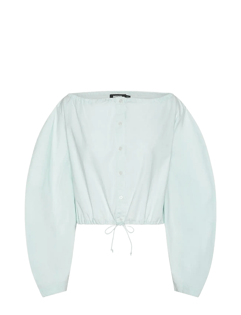 ROTATE - TIE STRAP LS TOP - long sleeved blouses - plein air - 1