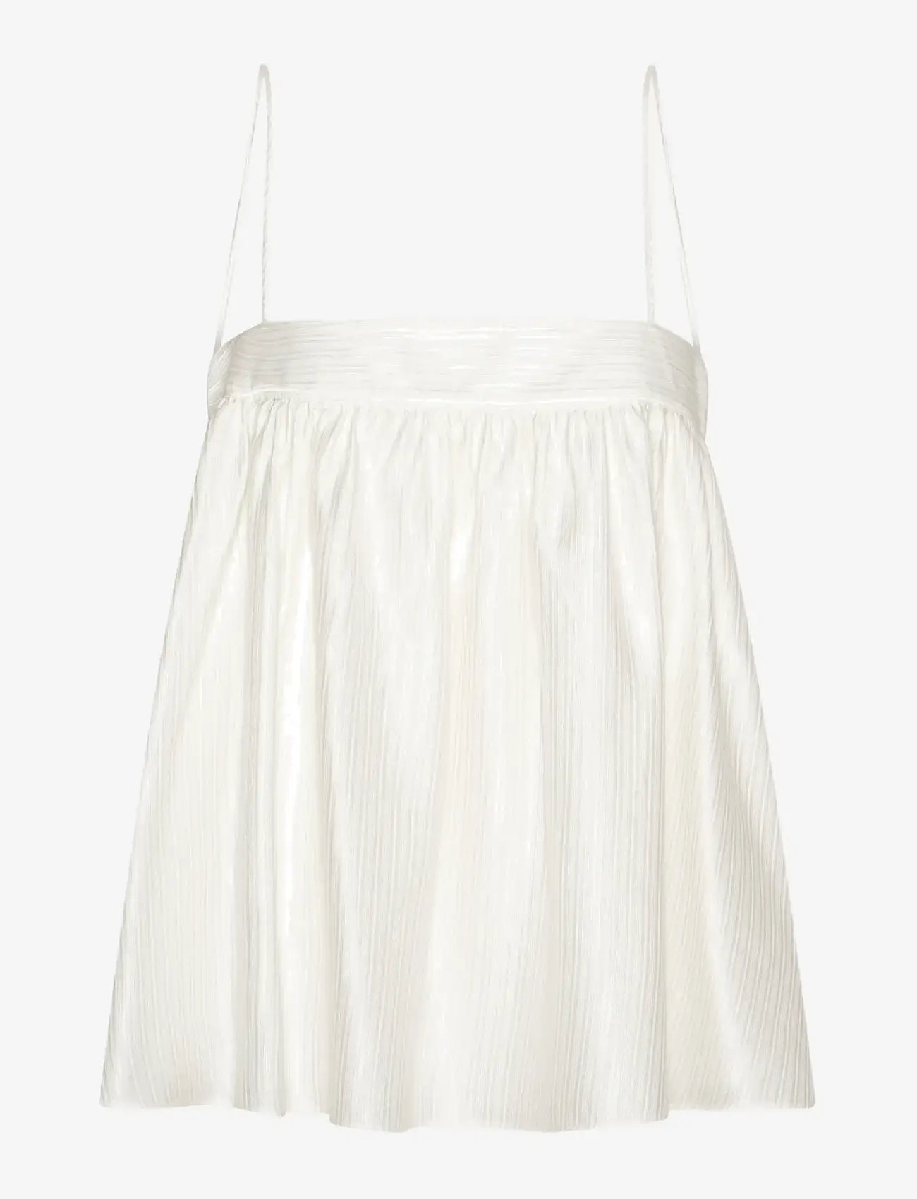 ROTATE Birger Christensen - STRIPED SLIP TOP - Ærmeløse toppe - bright white - 1