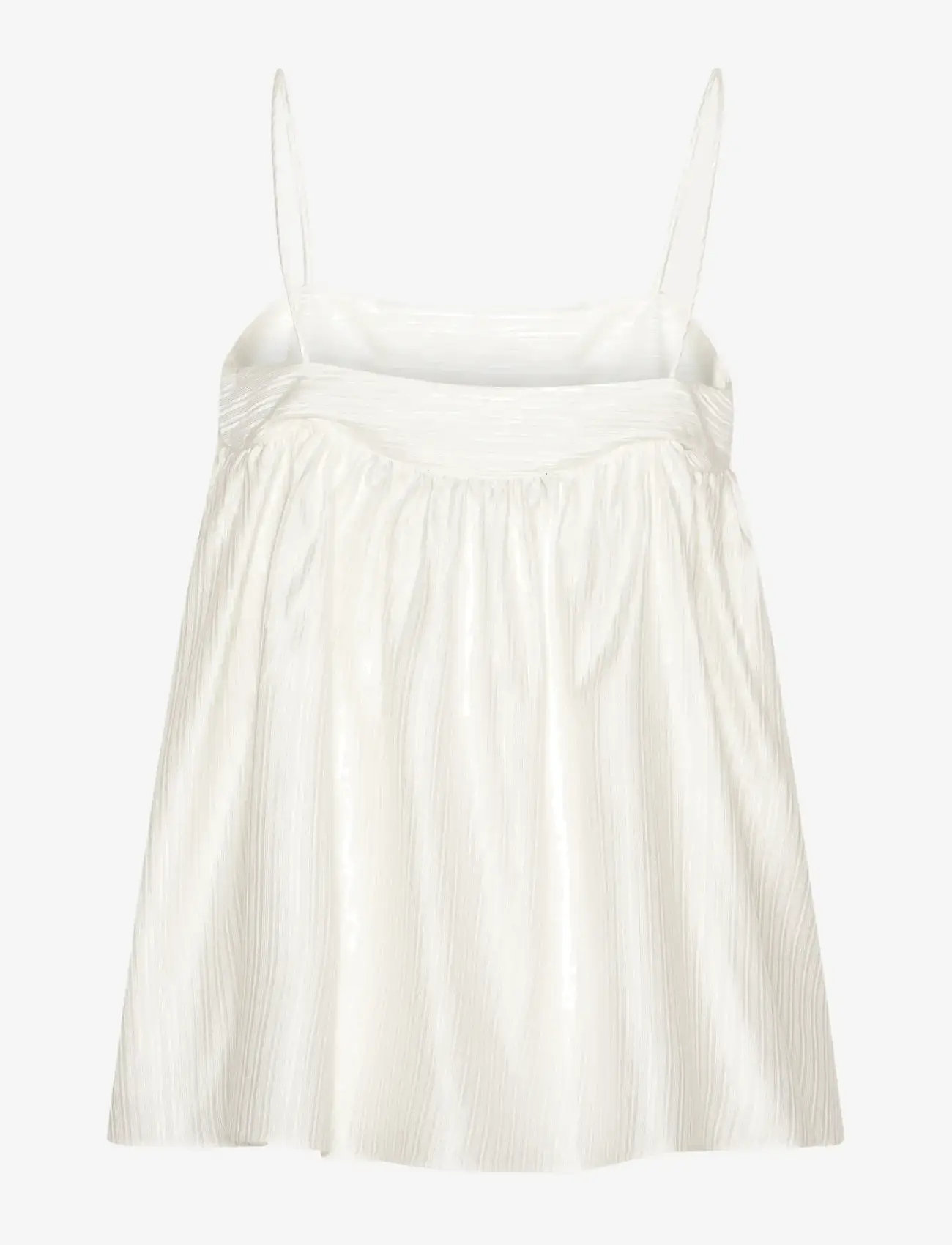ROTATE Birger Christensen - STRIPED SLIP TOP - Ærmeløse toppe - bright white - 2