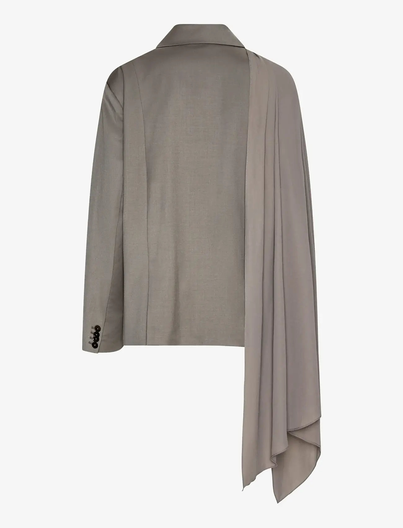 ROTATE Birger Christensen - OVERSIZED SCARF BLAZER - zweireihige blazer - driftwood - 2