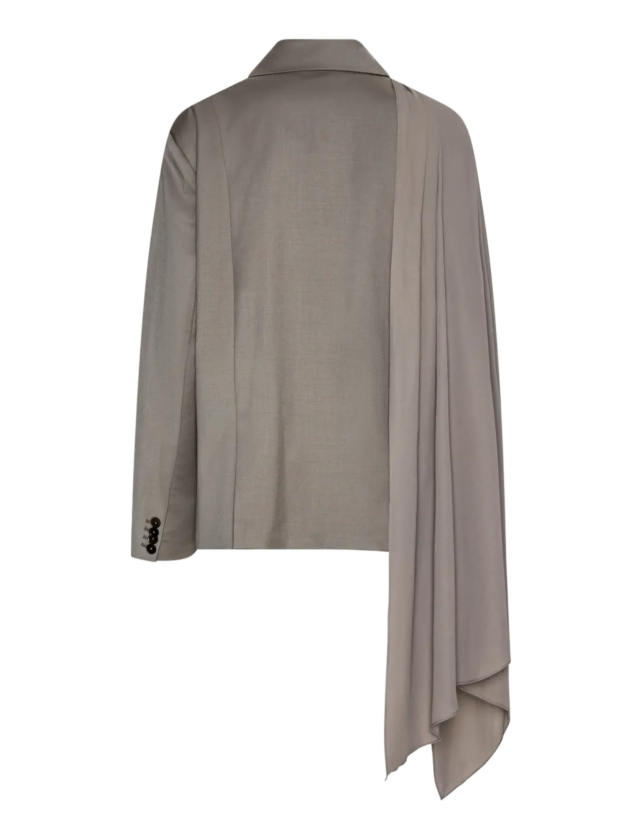 ROTATE - OVERSIZED SCARF BLAZER - marynarki z podwójnym zapięciem - driftwood - 2