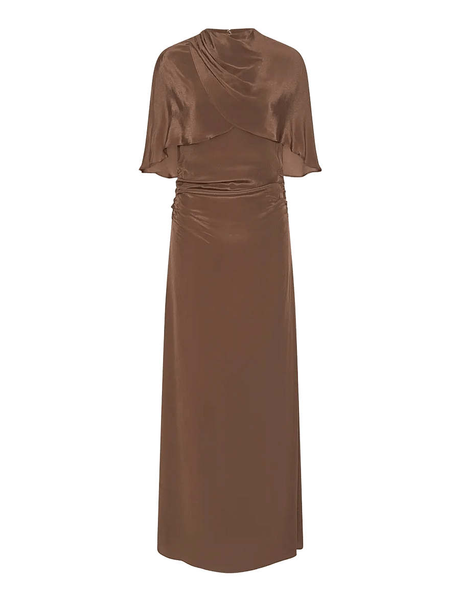 ROTATE - MAXI CAPE DRESS - abendkleider - potting soil - 1